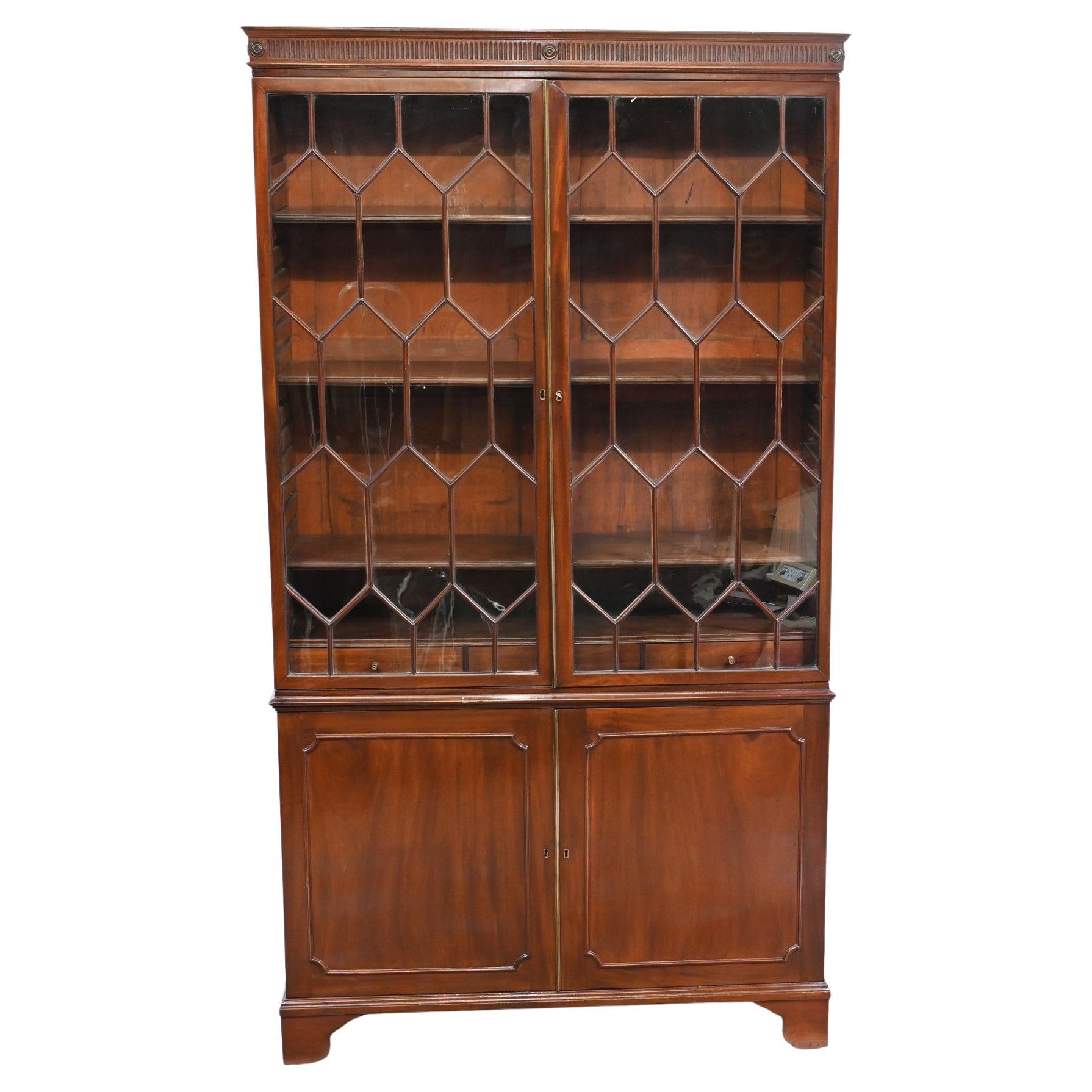 George III Bookcase Mahogany Library Cabinet 1790