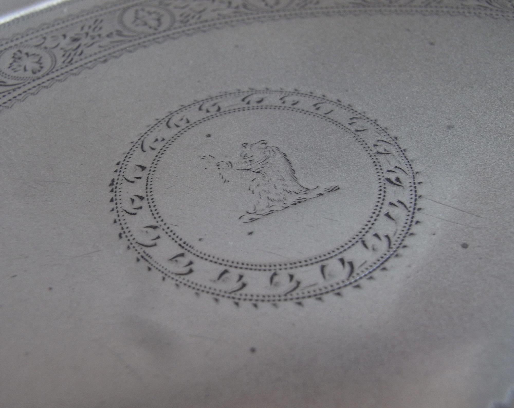 George III. Flaschen- oder Karaffenständer, hergestellt in Dublin von William Doyle, 1799 (Irisch) im Angebot