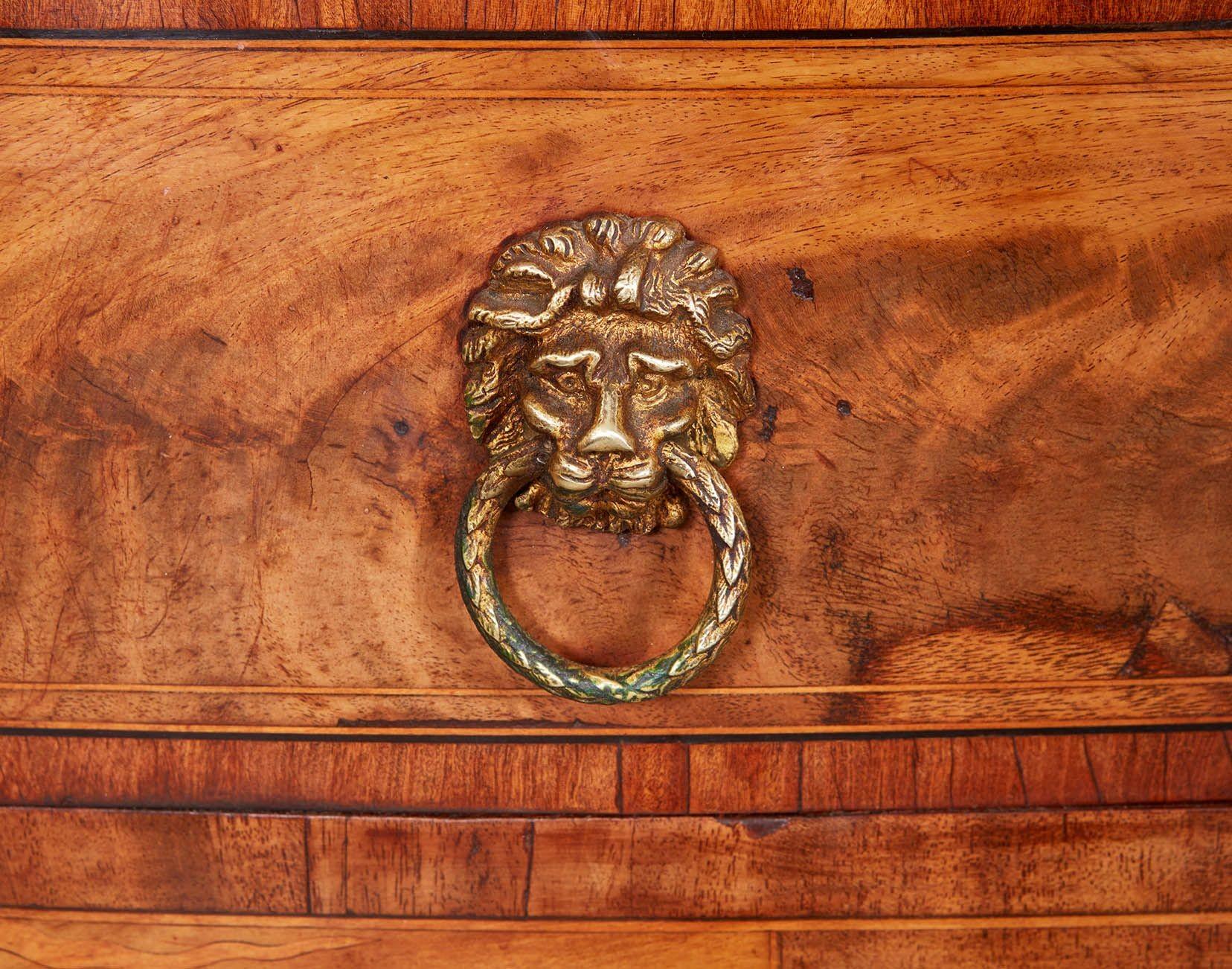 Late 18th Century George III Bowfront Sideboard For Sale