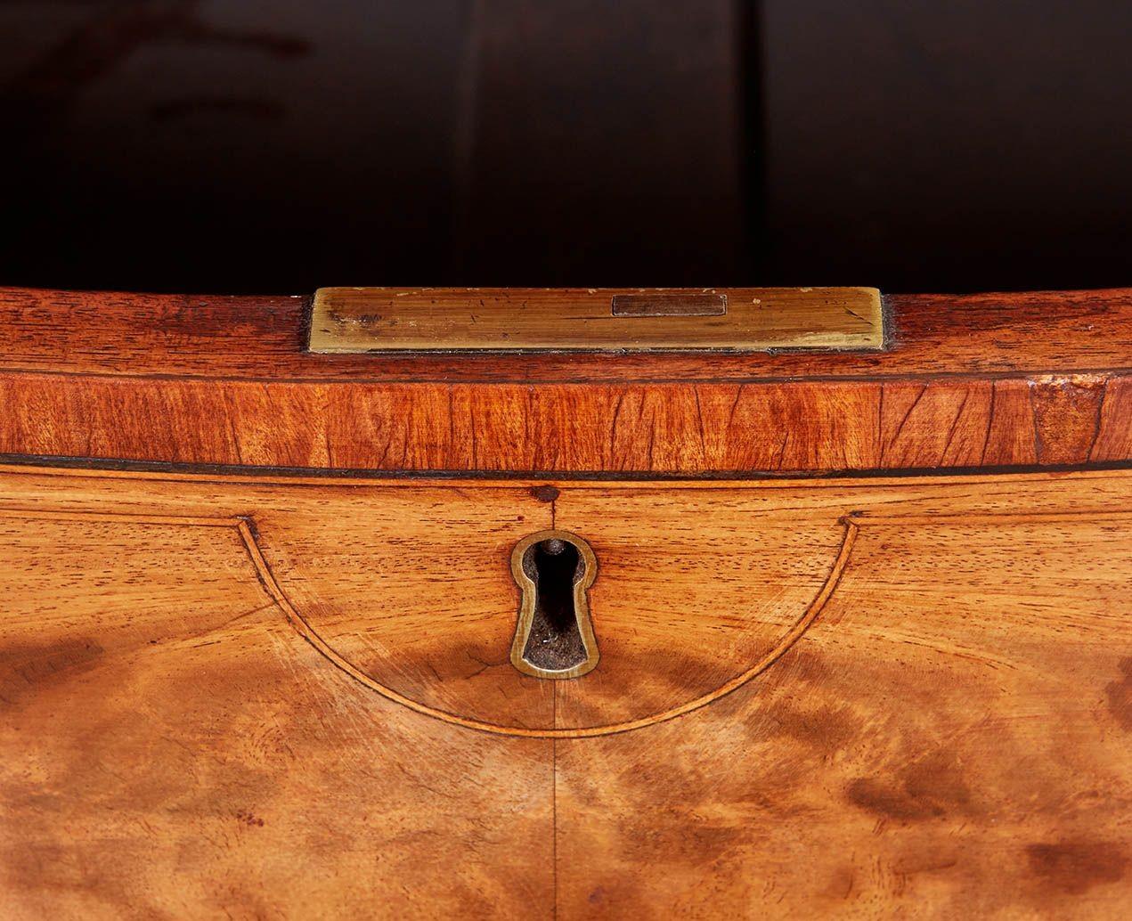 Mahogany George III Bowfront Sideboard For Sale