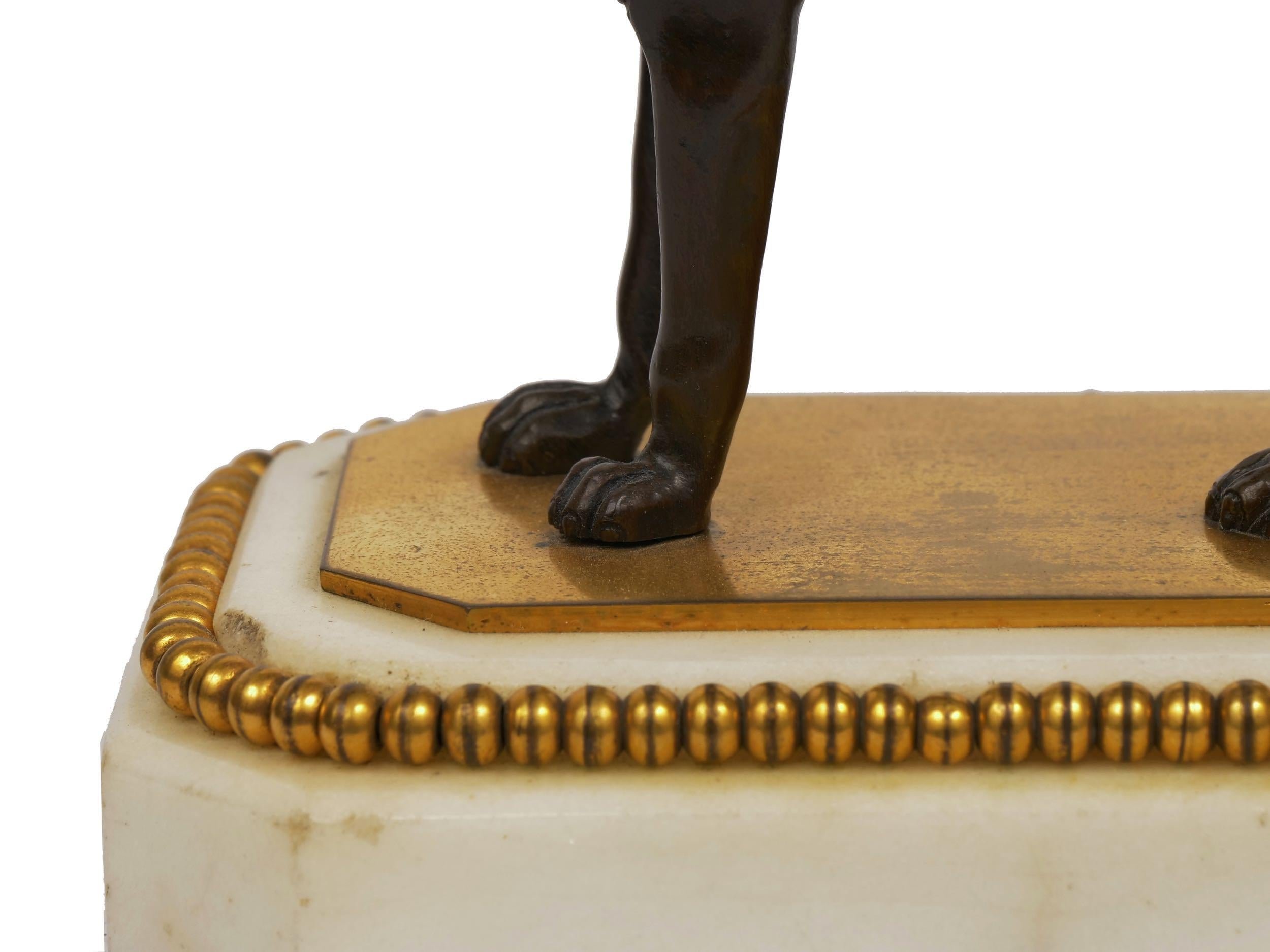 George III Bronze Fox Sculpture Antique Paperweight by Thomas Weeks, London  8