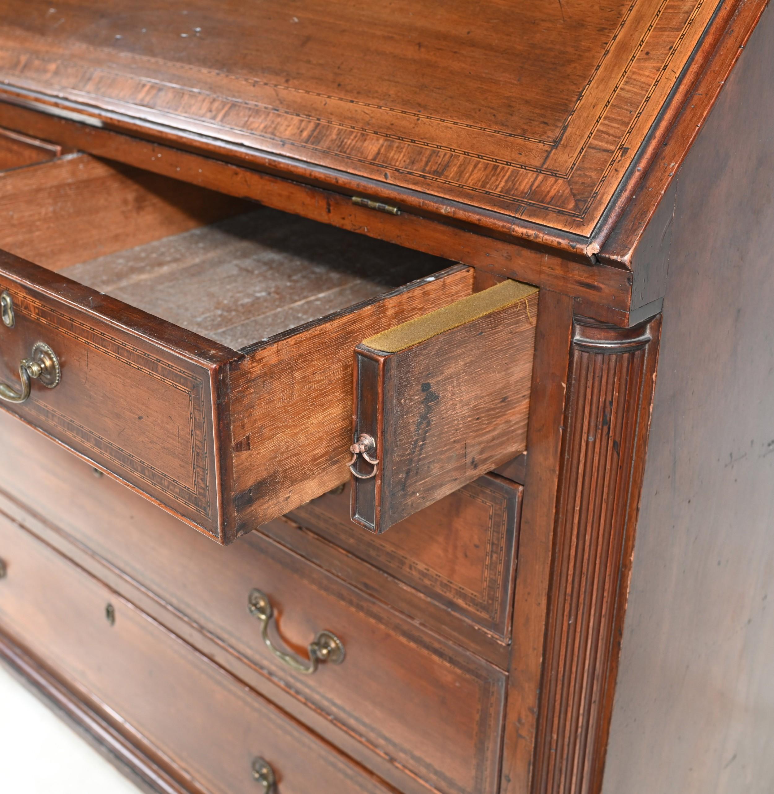 George III Bureau Bookcase Antique 1790 2