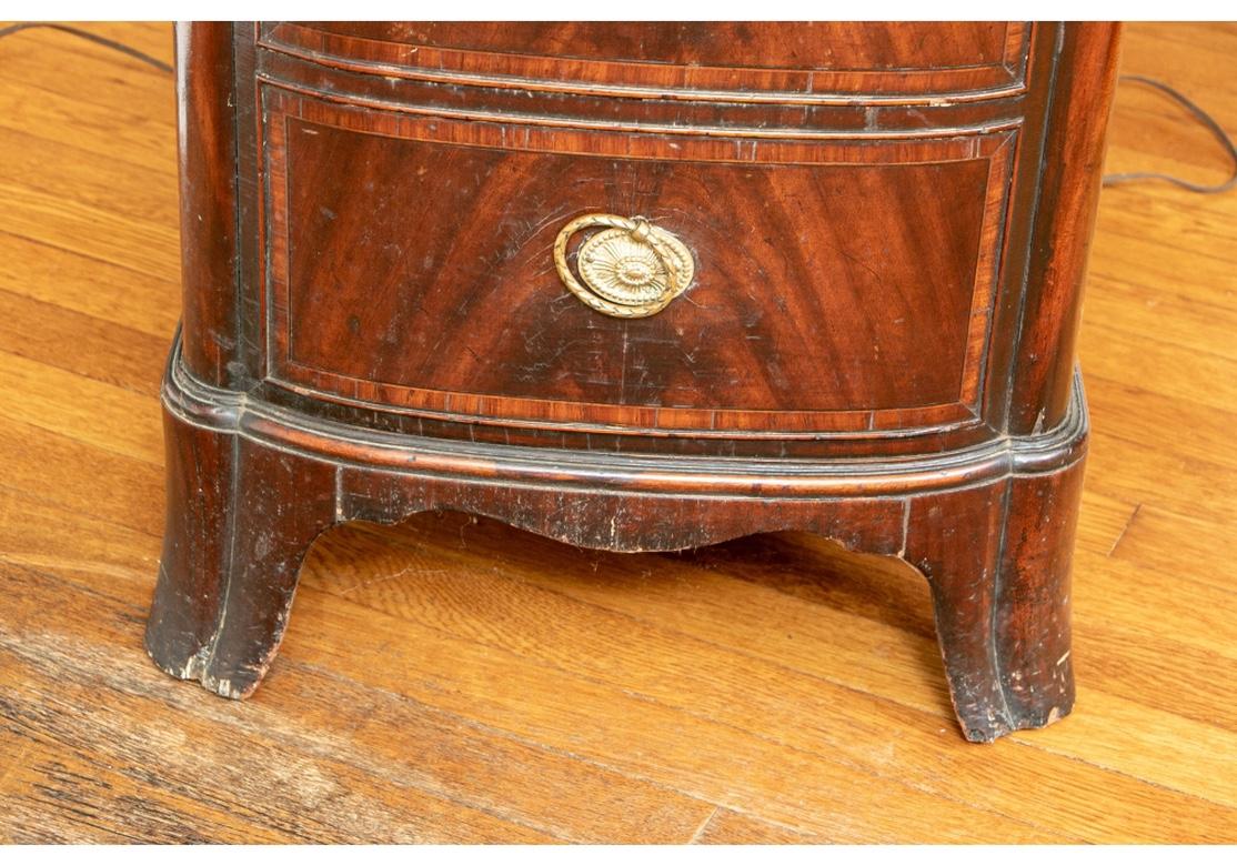 George III Burled Leather Top Desk 4