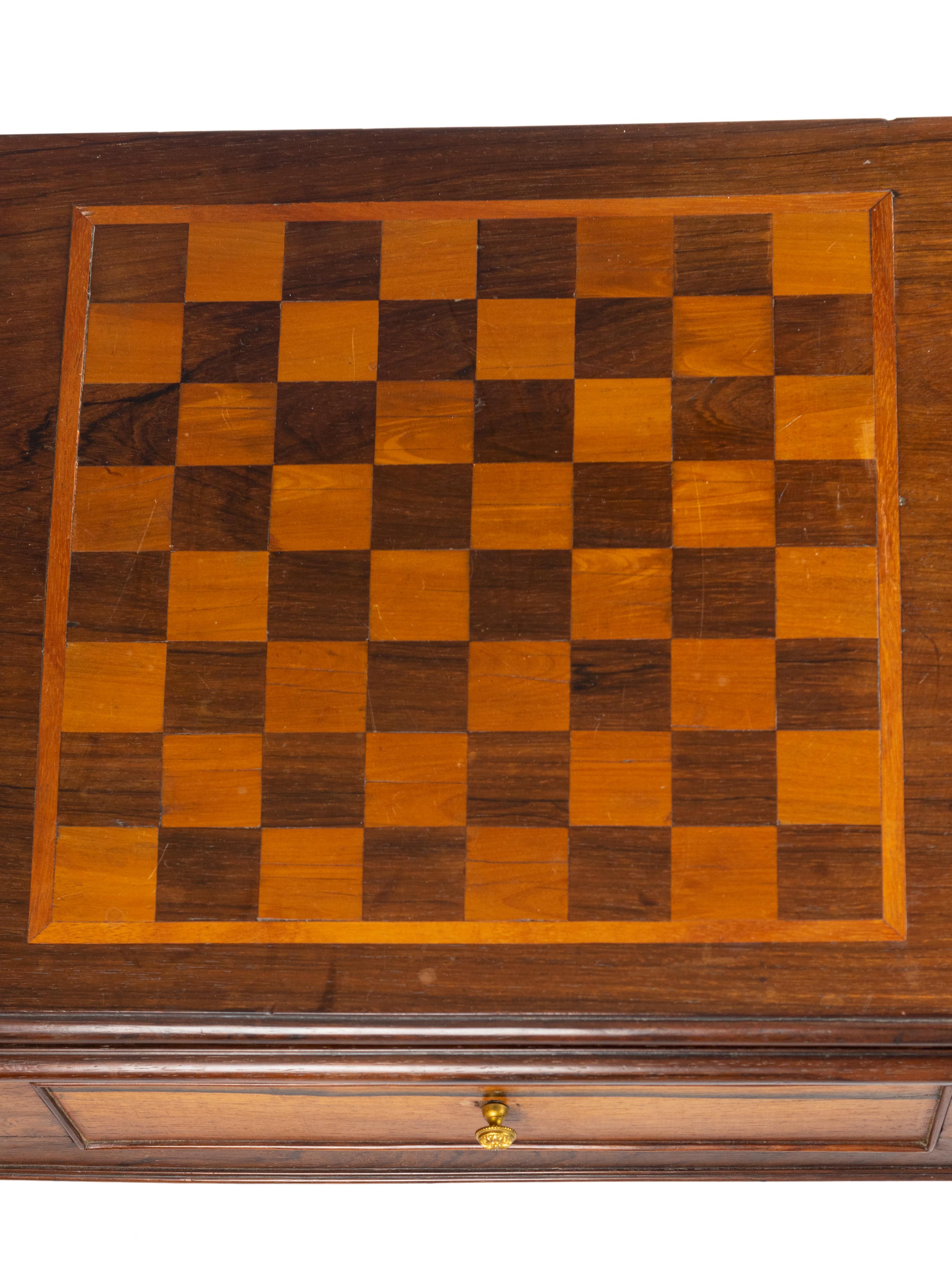 George III Card and Chess Table Console, 18th Century For Sale 2