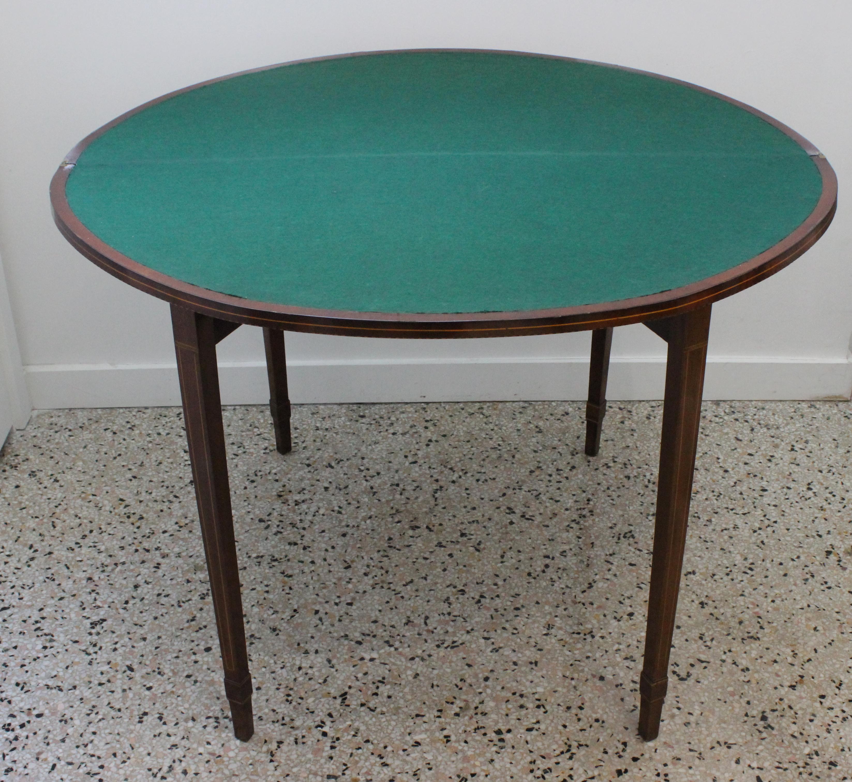 George III Card Table In Good Condition For Sale In West Palm Beach, FL