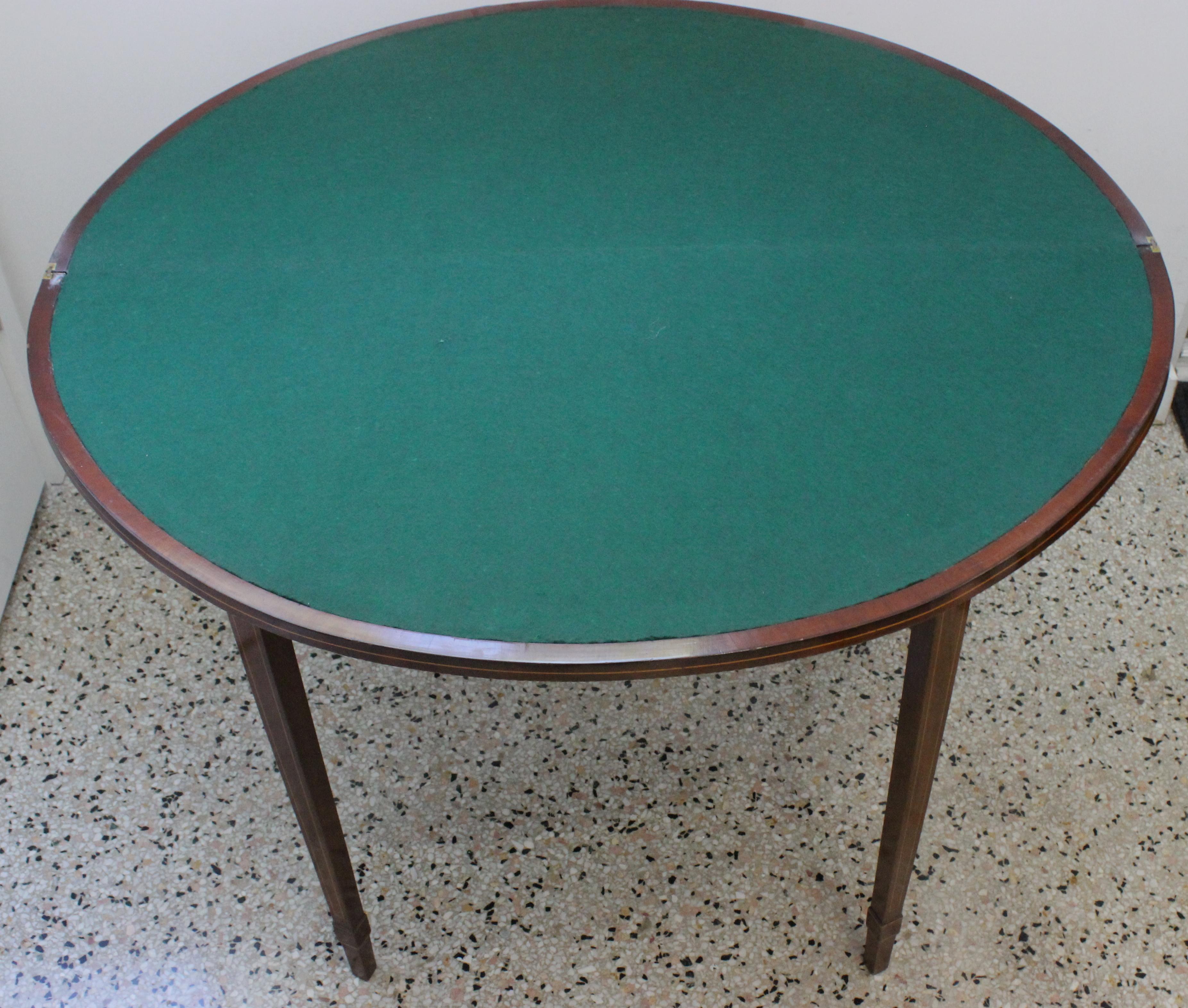 19th Century George III Card Table For Sale