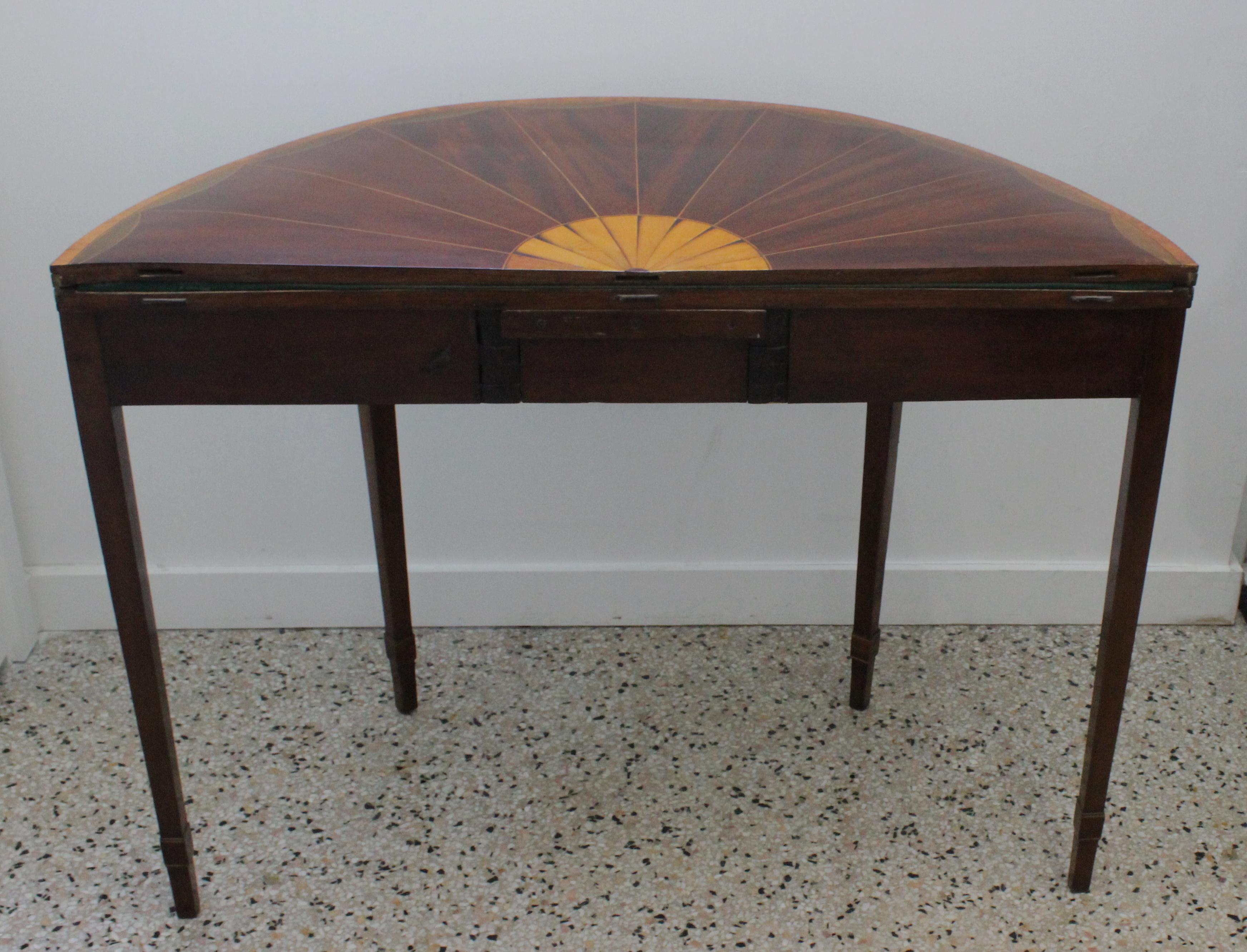 George III Card Table For Sale 1