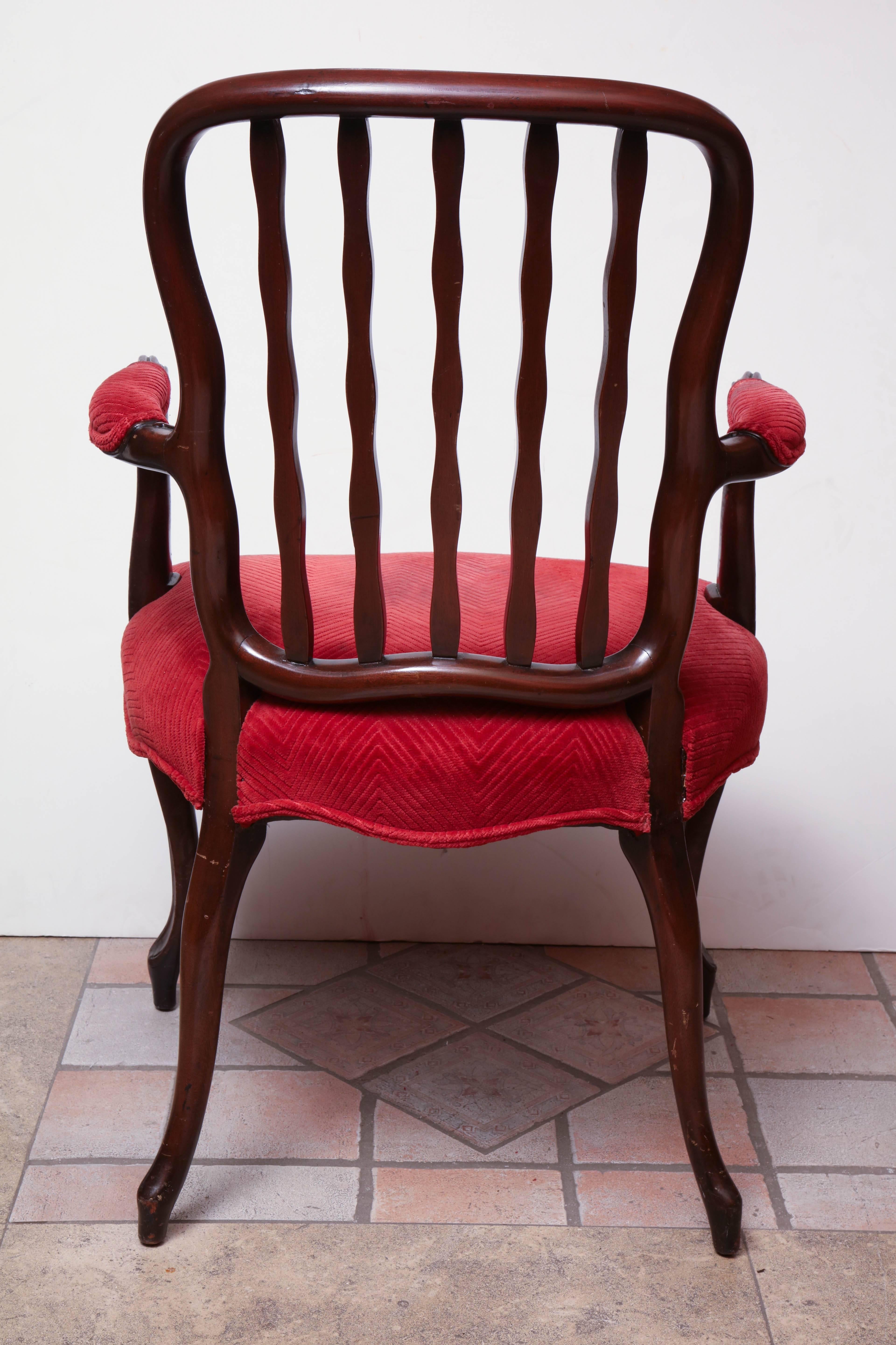 George III Carved Desk Chair 4