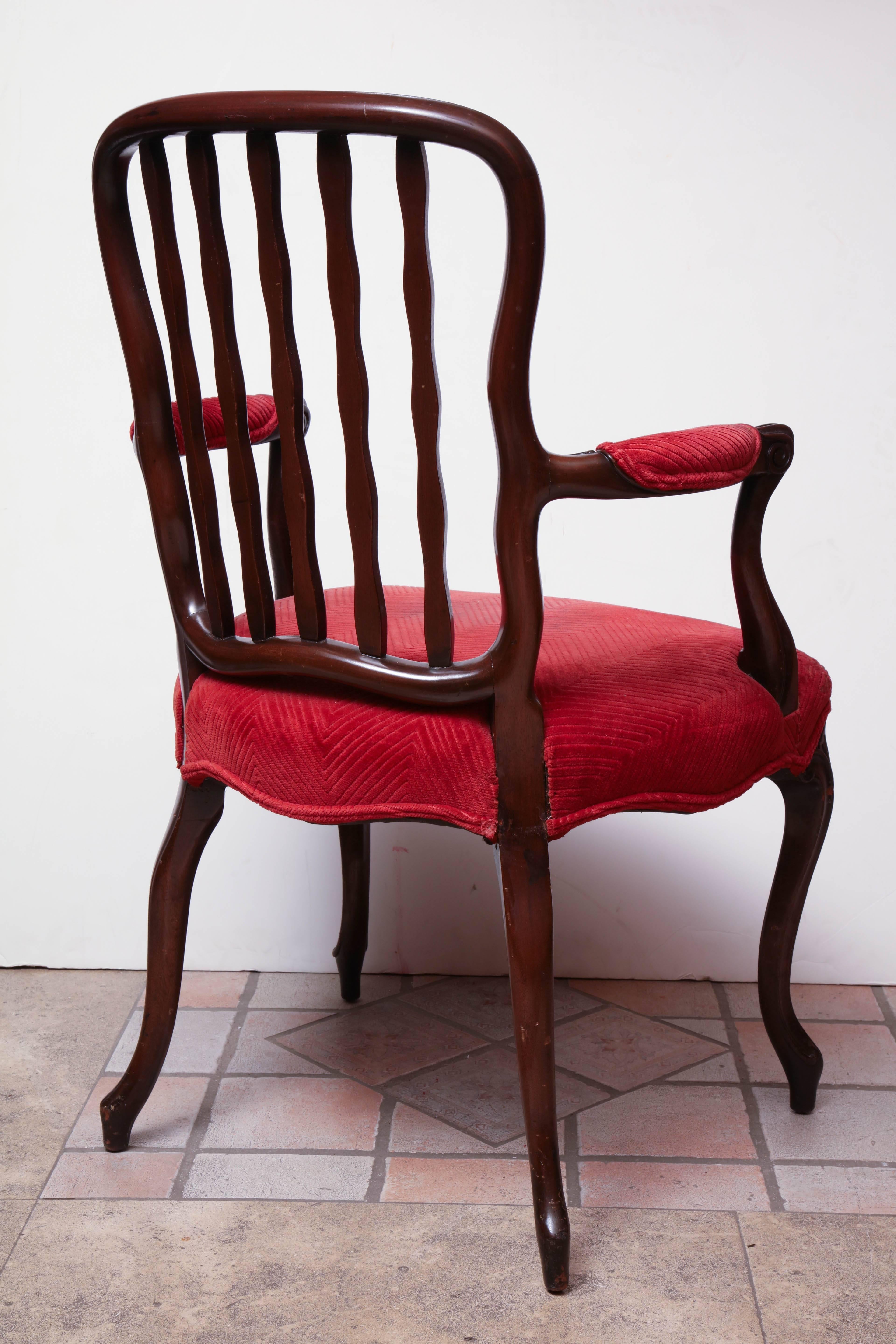 George III Carved Desk Chair 3