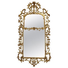 George III Carved Giltwood Mirror