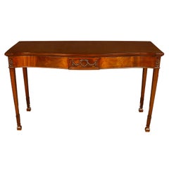 George III Carved Mahogany Console Table
