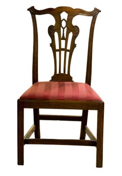 George III Carved Walnut Standard Chair in the Manner of John Whitby