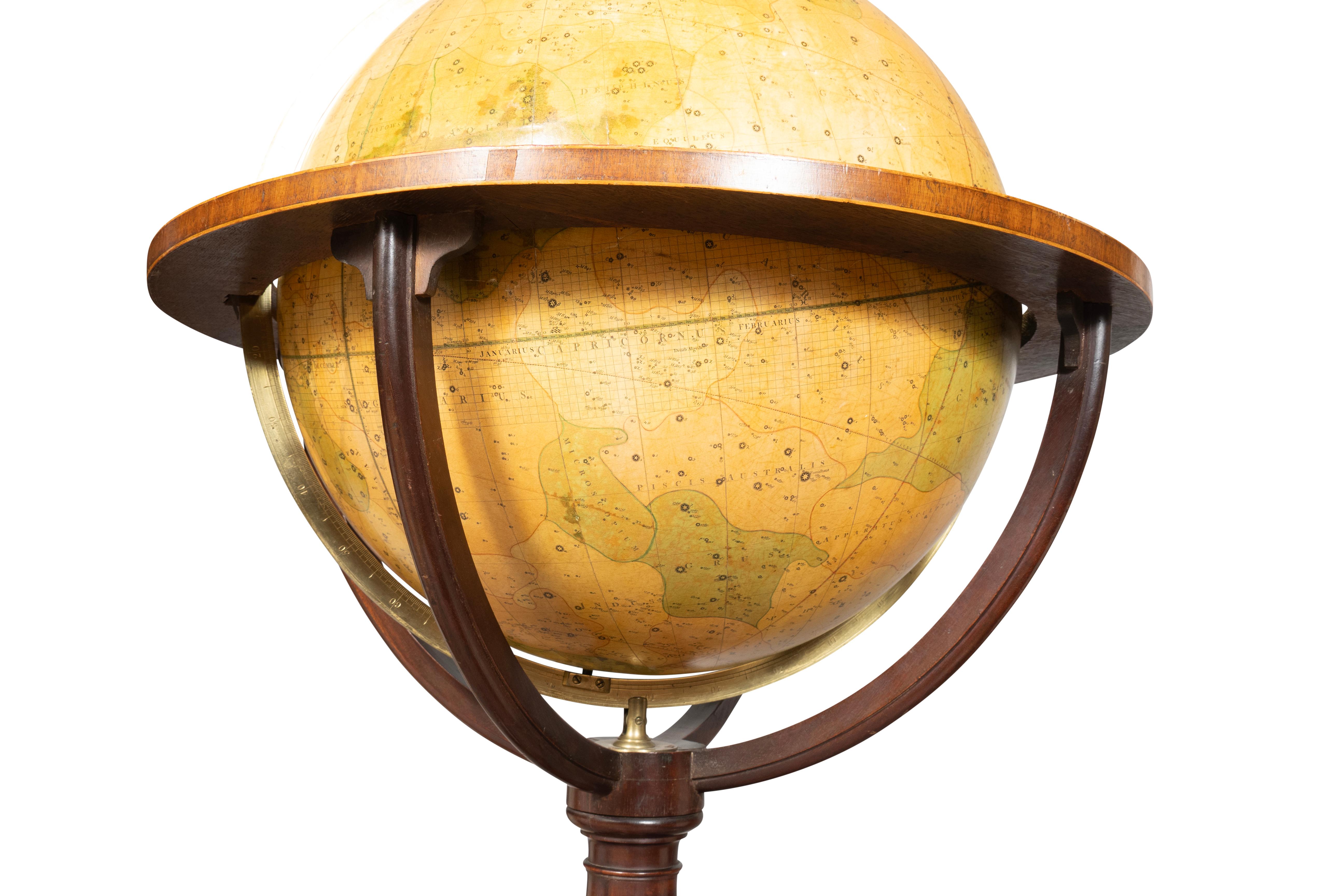 George III Celestial Floor Globe By J&W Cary For Sale 5