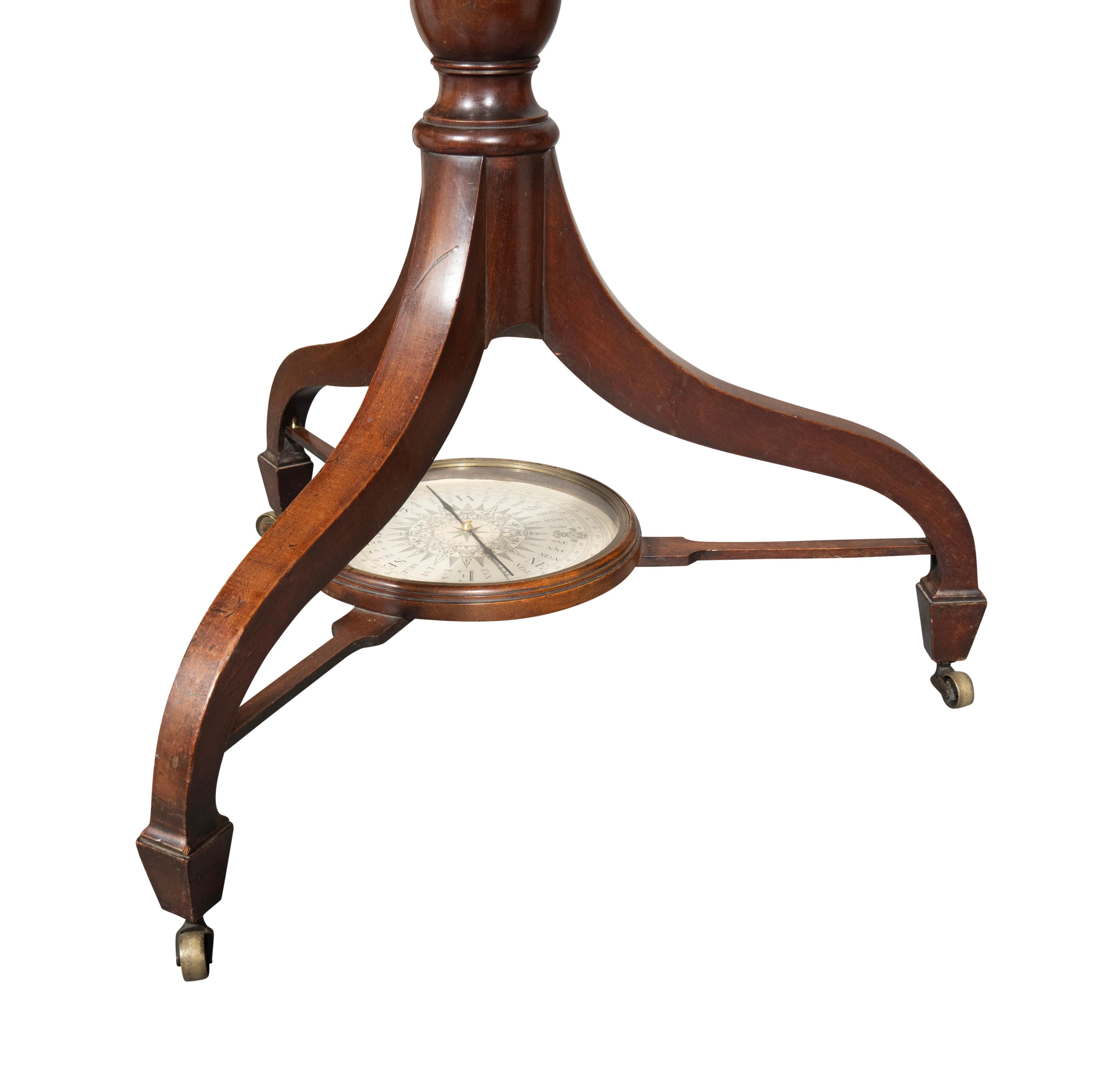 Carys New and Improved Celestial globe. Dated 1799. Cary was one of Englands leading globe makers of the late 18th century. Set in a mahogany stand with three saber legs and joined by a compass.