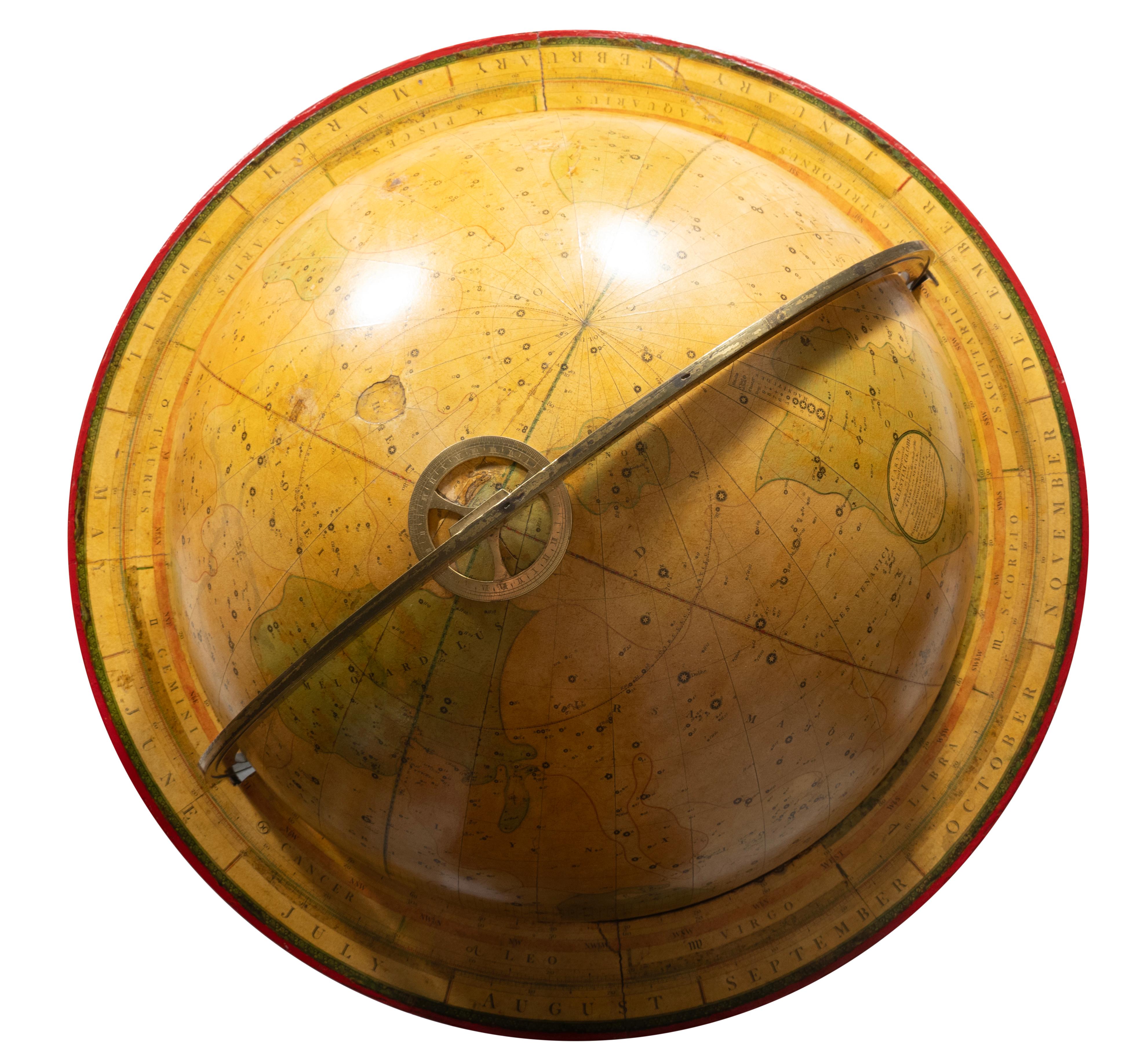 George III Celestial Floor Globe By J&W Cary For Sale 1