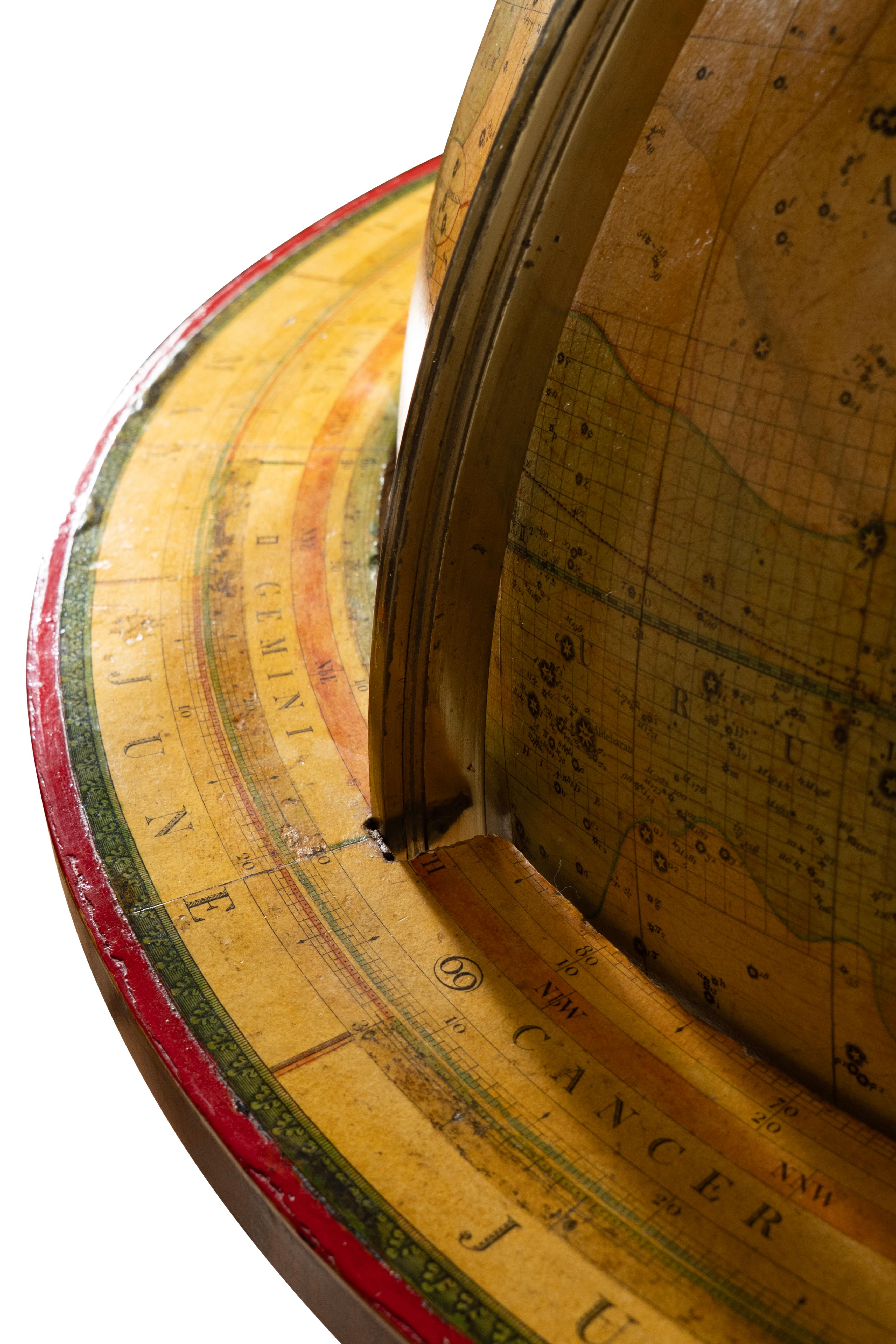George III Celestial Floor Globe By J&W Cary For Sale 2