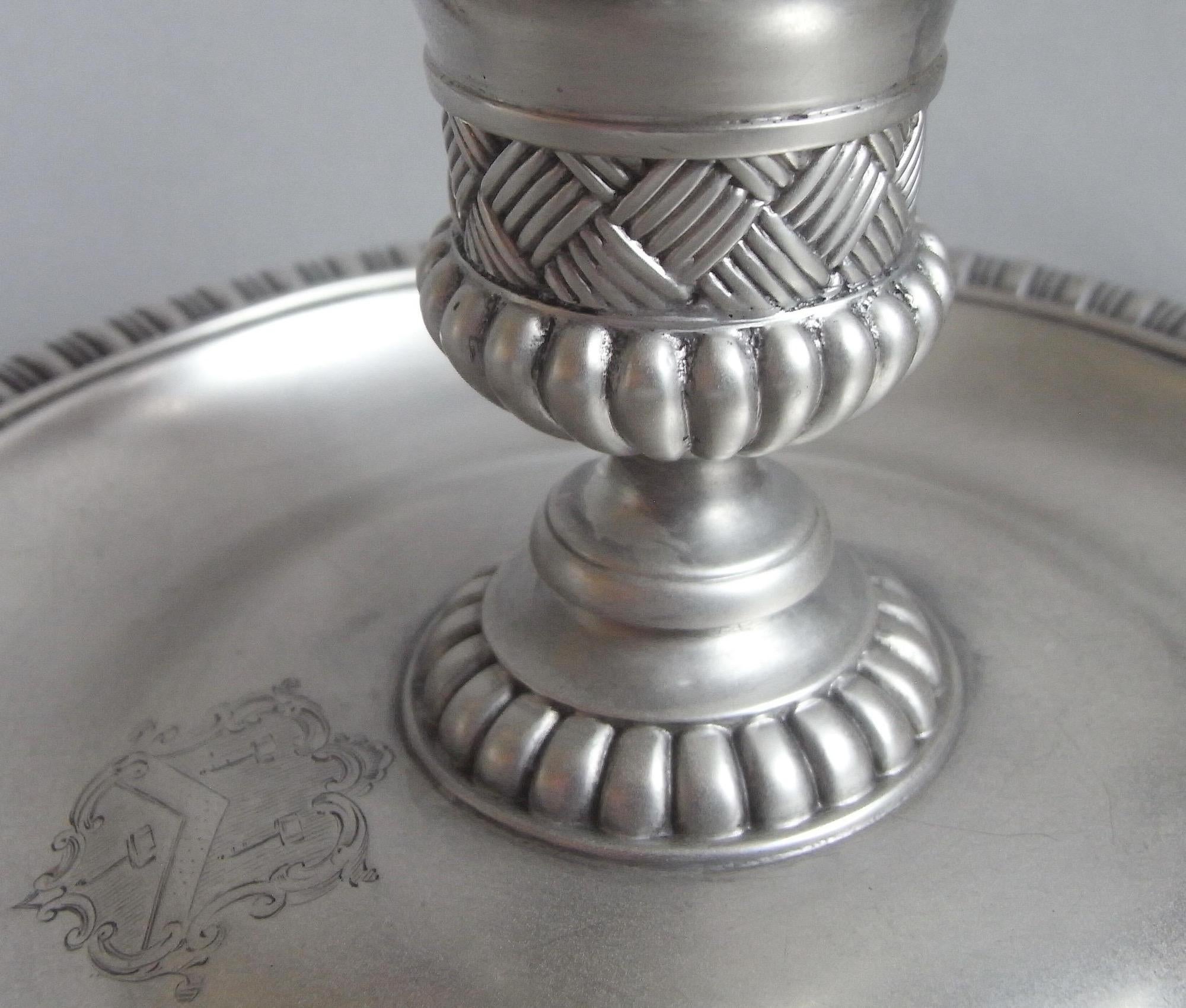 Silver George III Chamberstick made in London by Paul Storr in 1815
