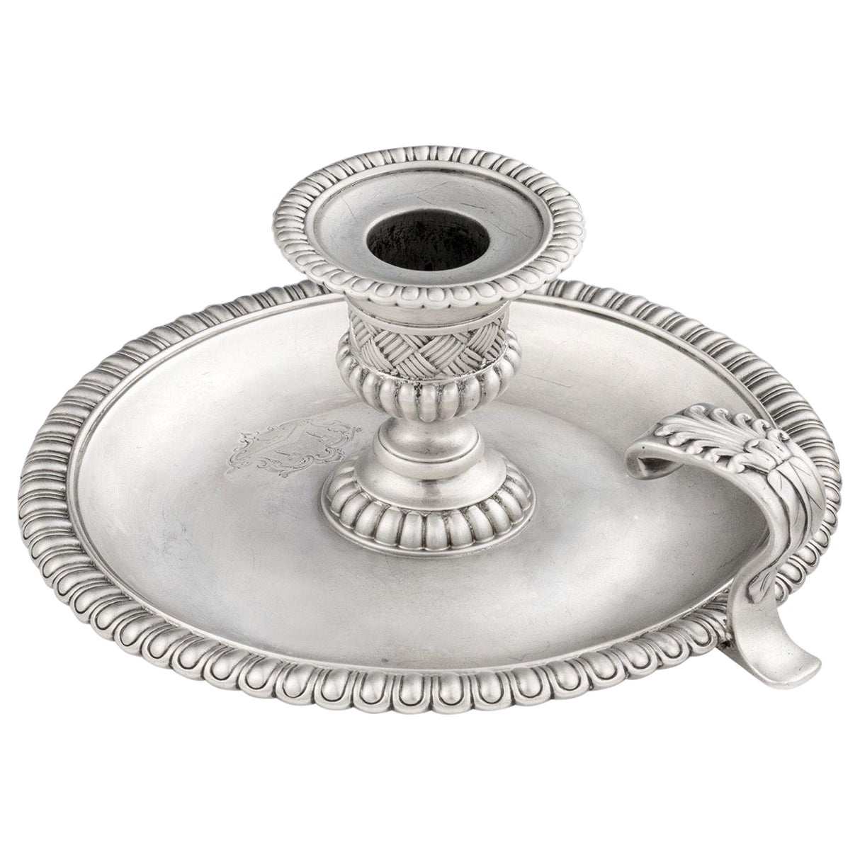 George III Chamberstick made in London by Paul Storr in 1815