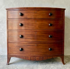 George III Mahogany Chest of Drawers, Hand-Crafted, England, Ca. 1790