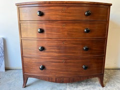 George III Mahogany Chest of Drawers, Hand-Crafted, England, Ca. 1790