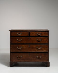 George III Chest of Drawers in Original Patina, UK, 19th Century