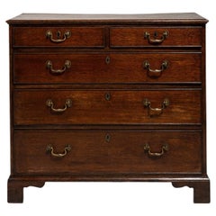 George III Chest of Drawers in Original Patina, UK, 19th Century