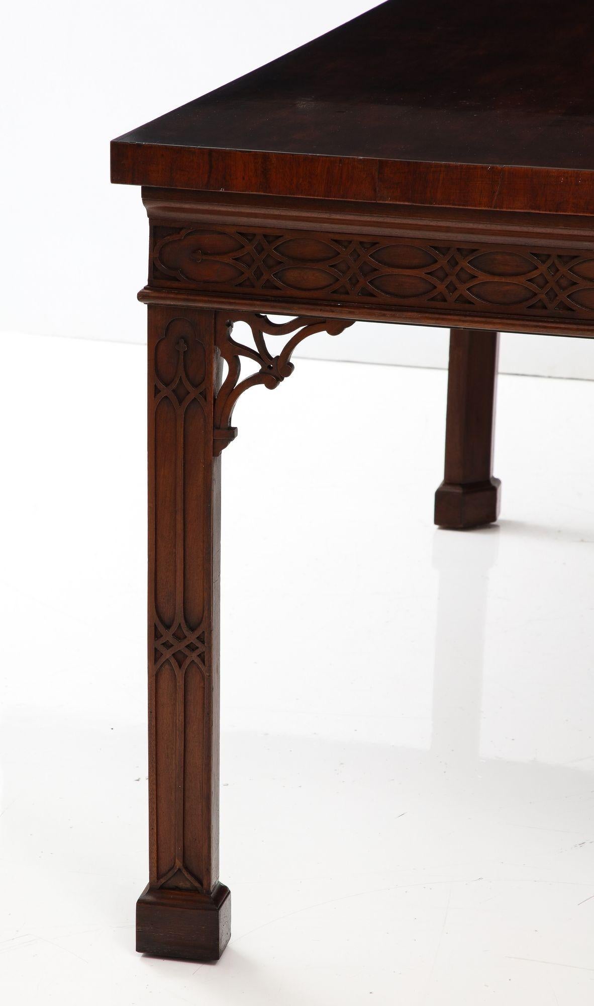 George III Chinese Chippendale Console Table For Sale 10