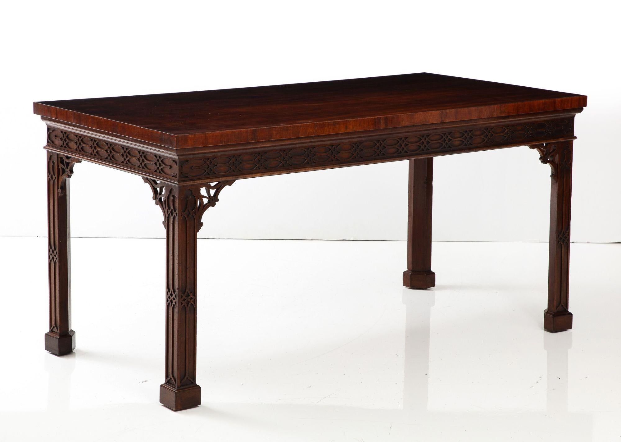 English George III Chinese Chippendale Console Table For Sale