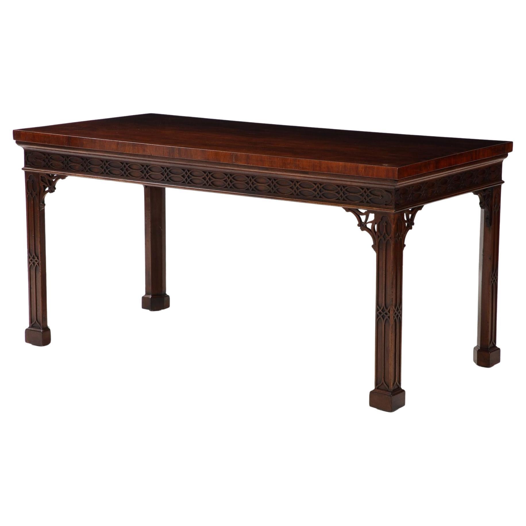 George III Chinese Chippendale Console Table For Sale