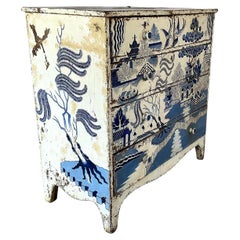 George III Chinoiserie Painted Chest