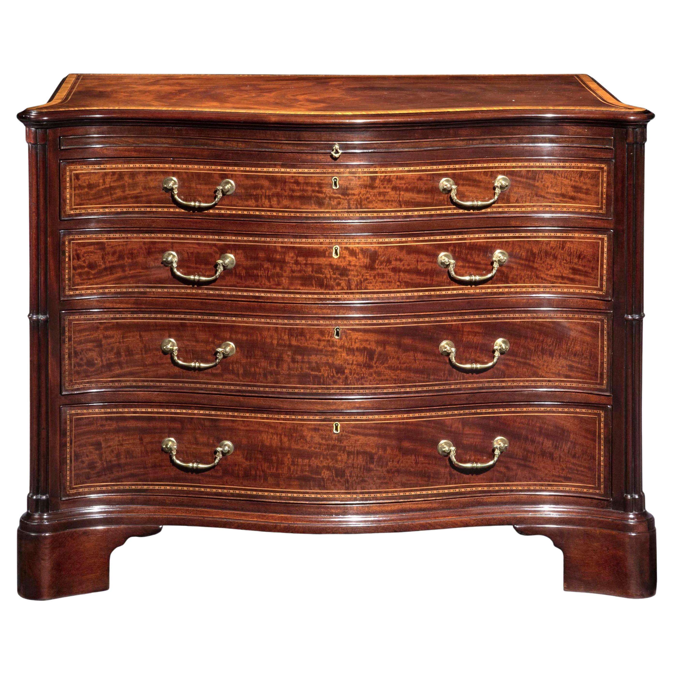 George III Chippendale Chest of Drawers 4