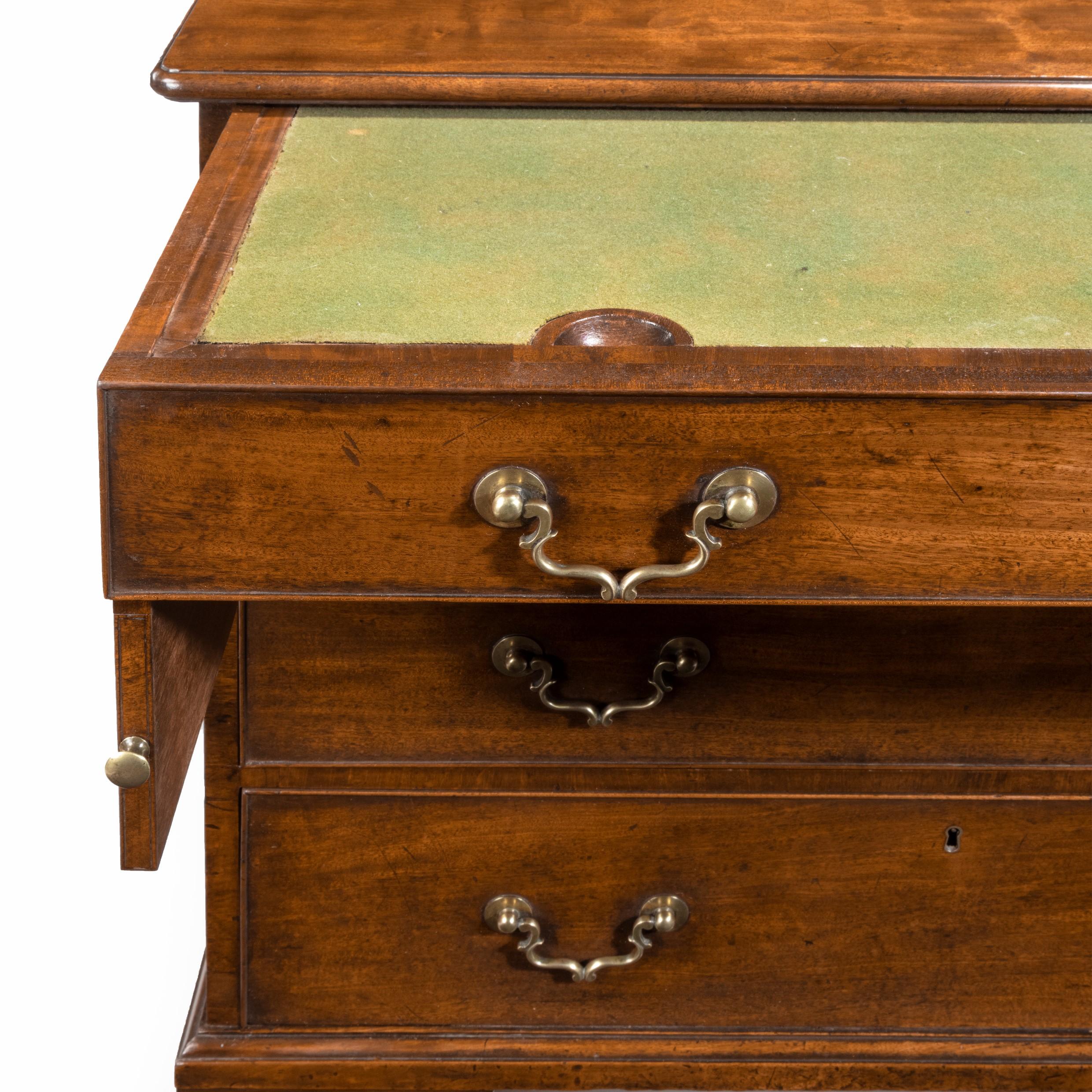 George III, Chippendale Period, Mahogany Chest of Drawers 5