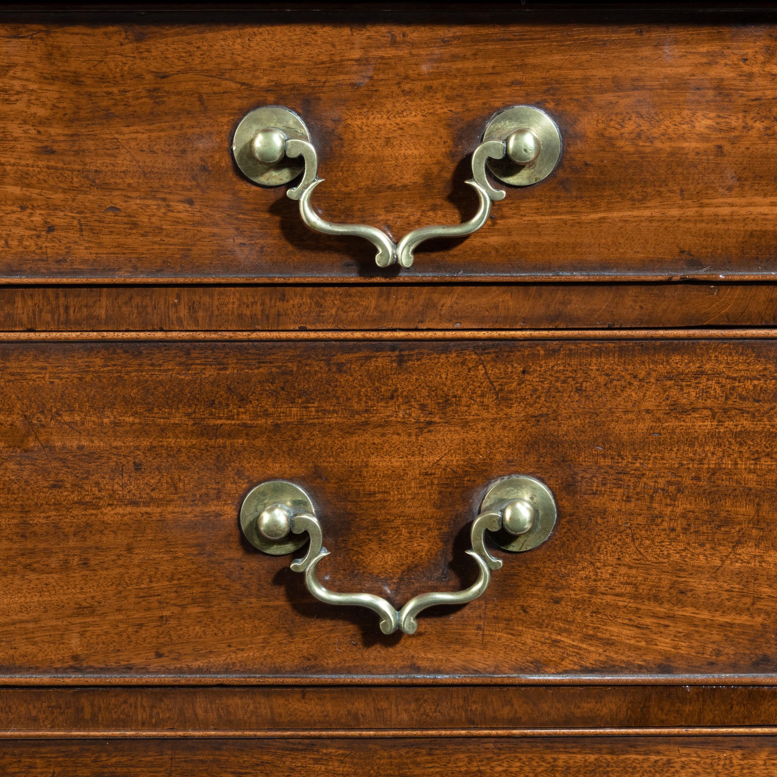 George III, Chippendale Period, Mahogany Chest of Drawers 1