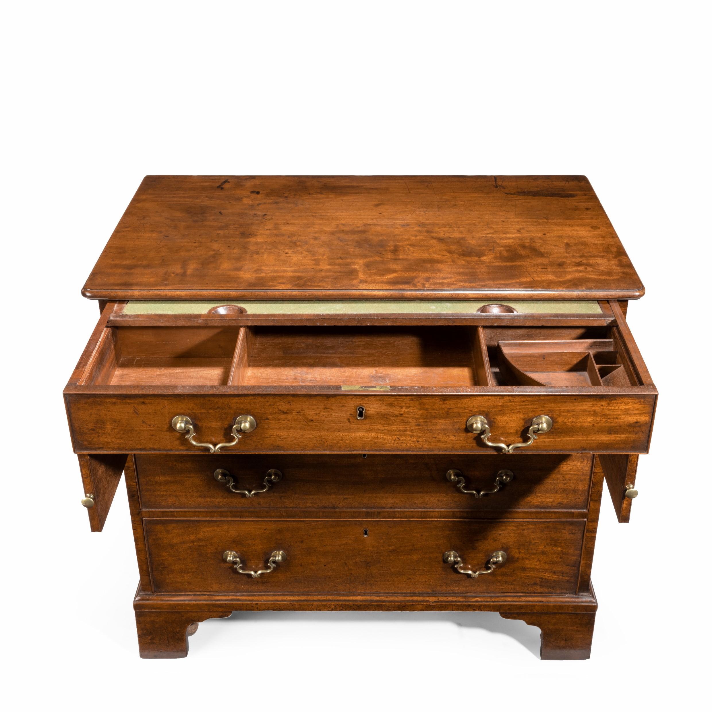 George III, Chippendale Period, Mahogany Chest of Drawers 2