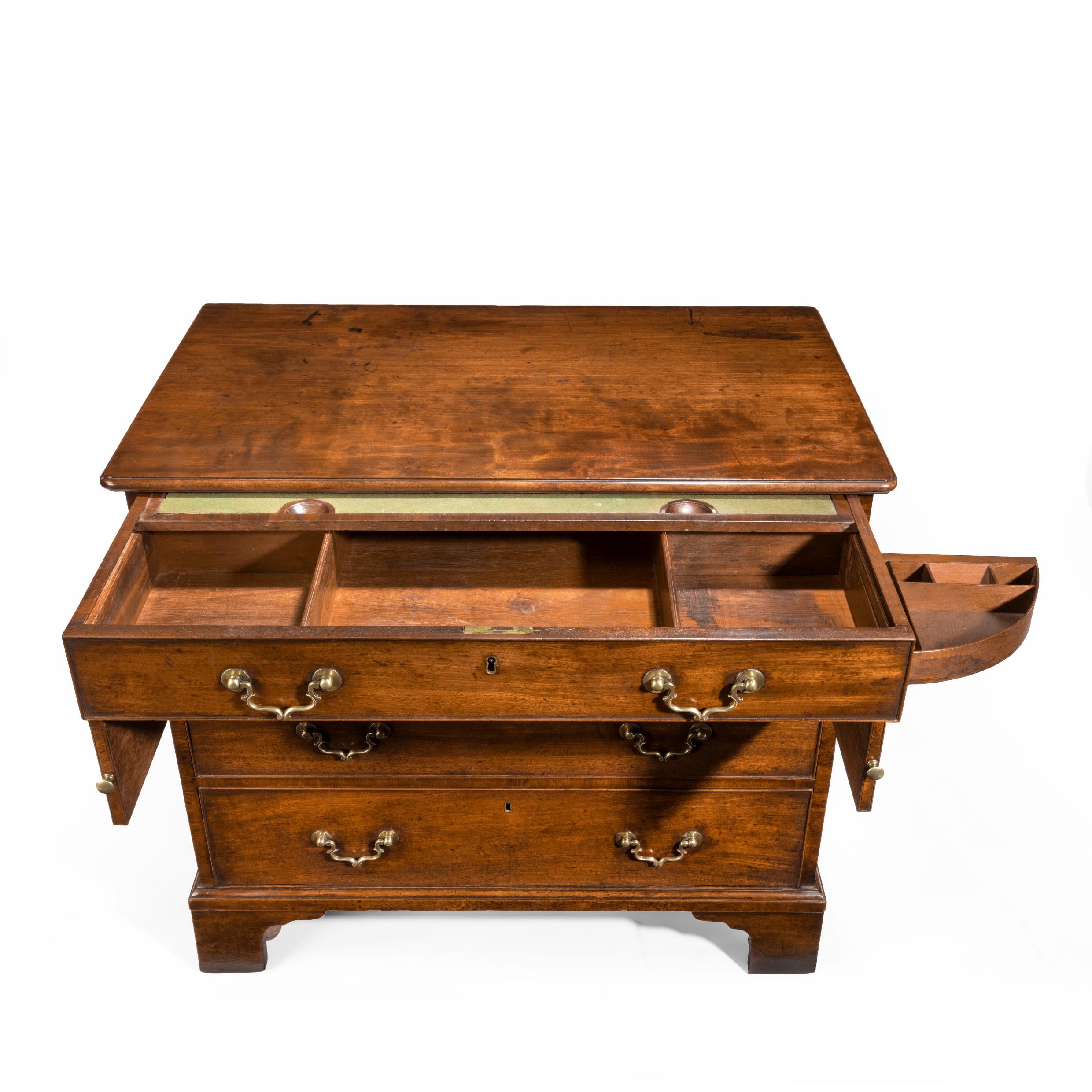 George III, Chippendale Period, Mahogany Chest of Drawers 3