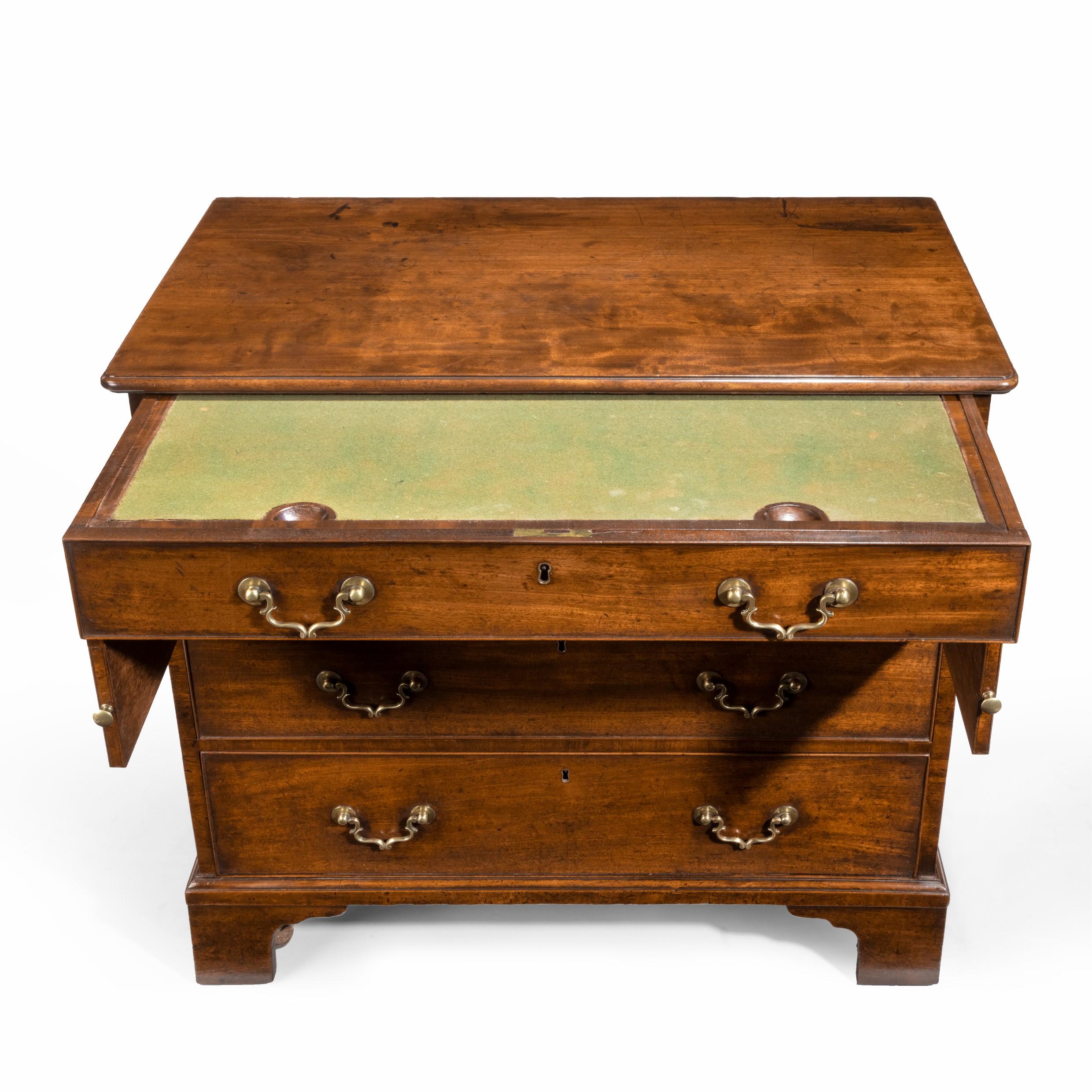 George III, Chippendale Period, Mahogany Chest of Drawers 4