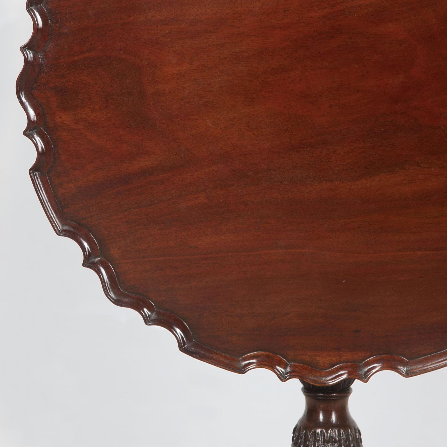 George III Chippendale Period Mahogany Table For Sale 1