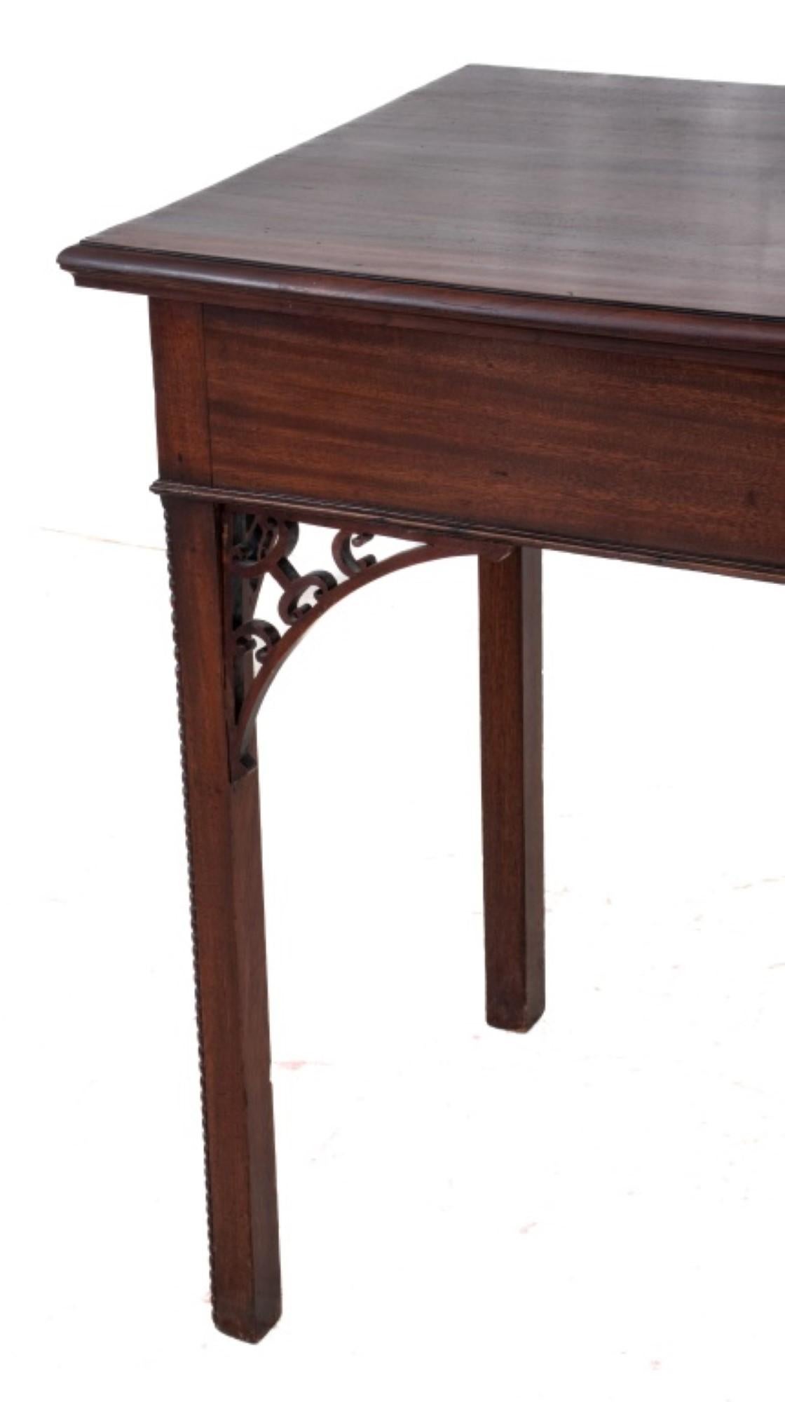 George III Chippendale Style Mahogany Console For Sale 1