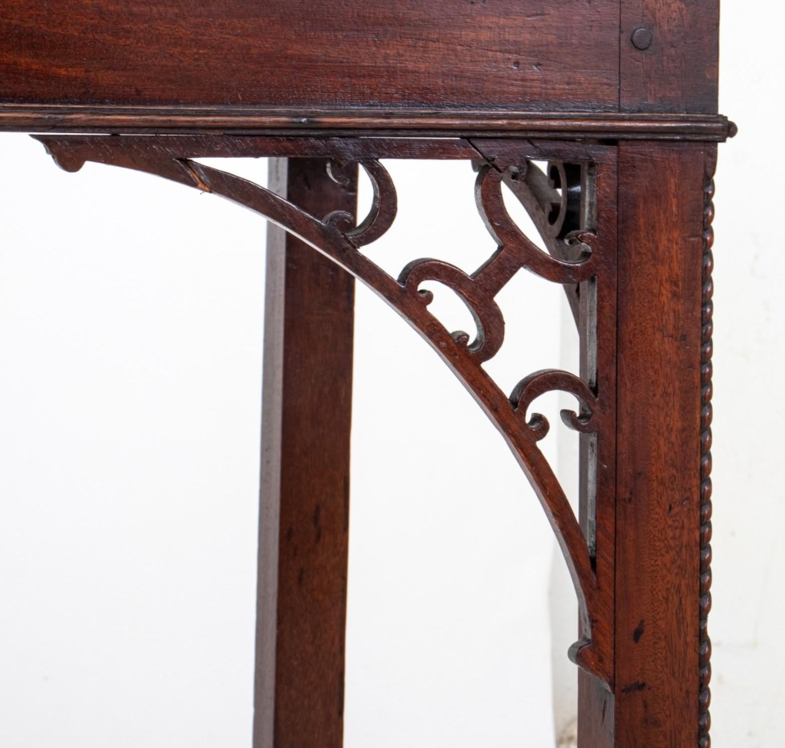 George III Chippendale Style Mahogany Console For Sale 2
