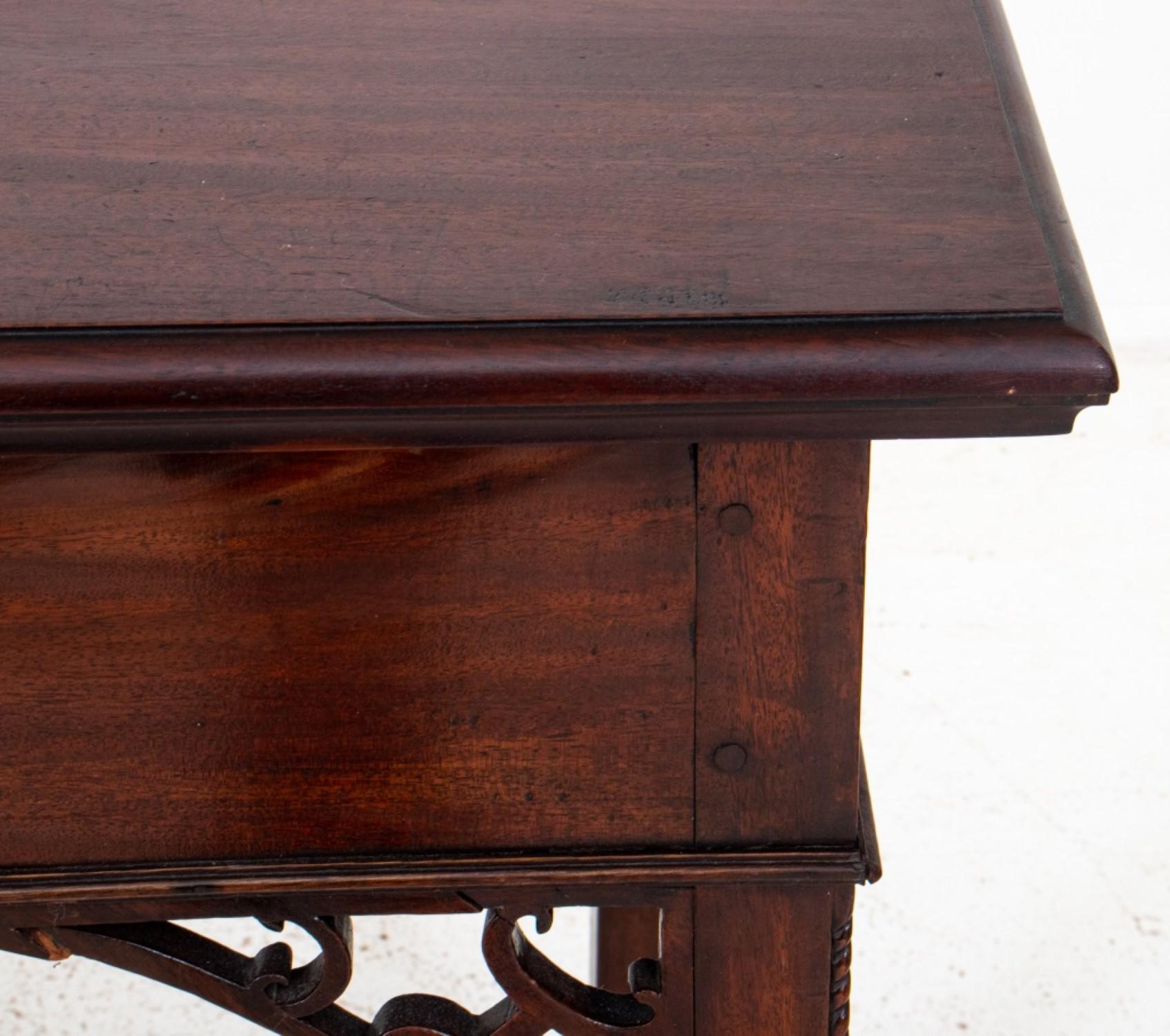 George III Chippendale Style Mahogany Console For Sale 3
