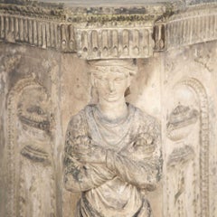 George III Coade Stone Triform Pedestal Sundial