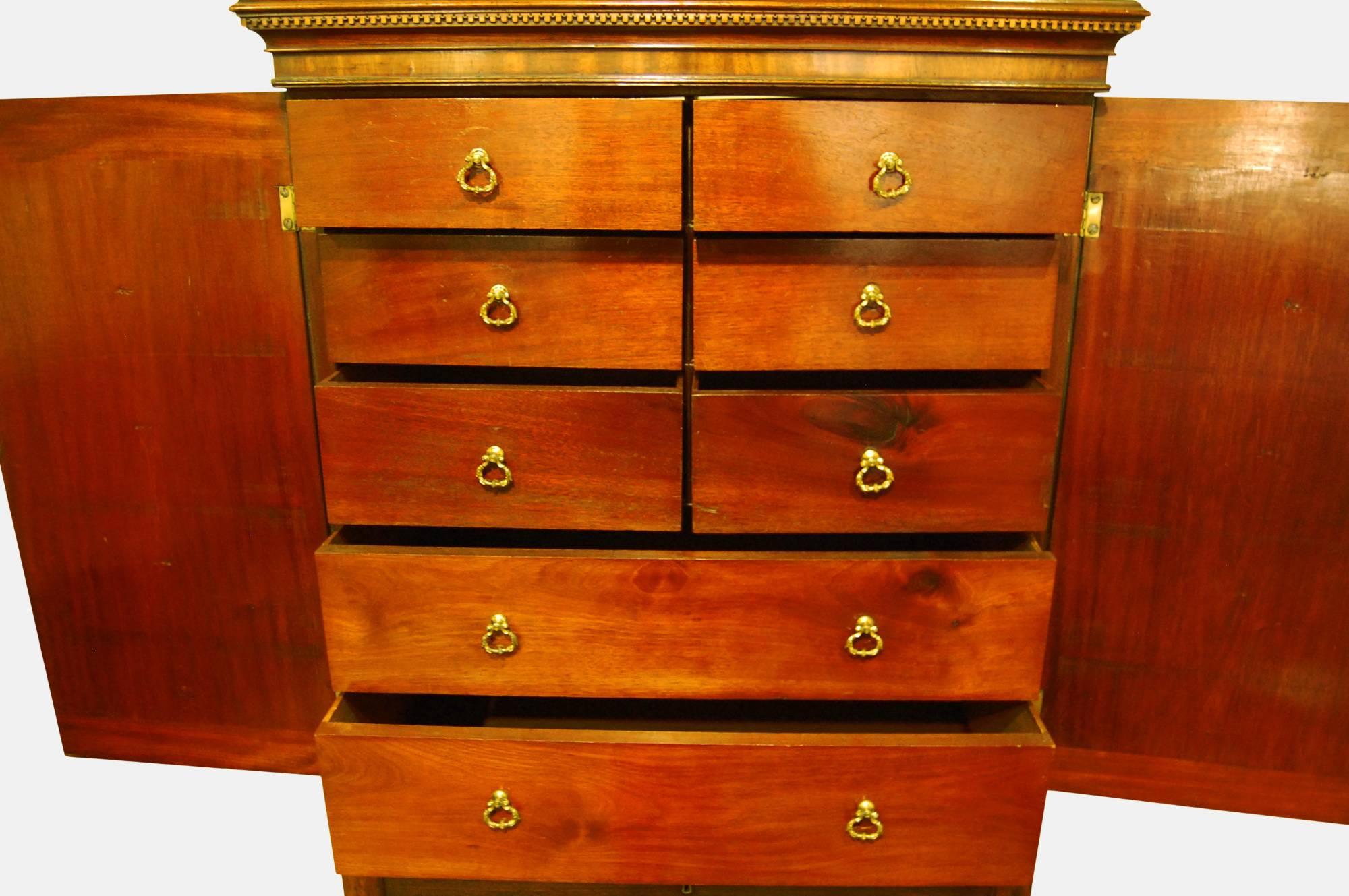 18th Century George III Collectors Cabinet