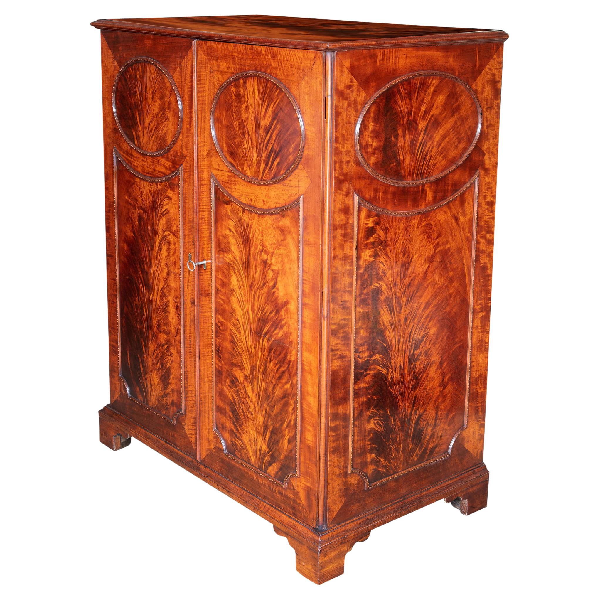 George III Collectors Cabinet in the Manner of John Linnell