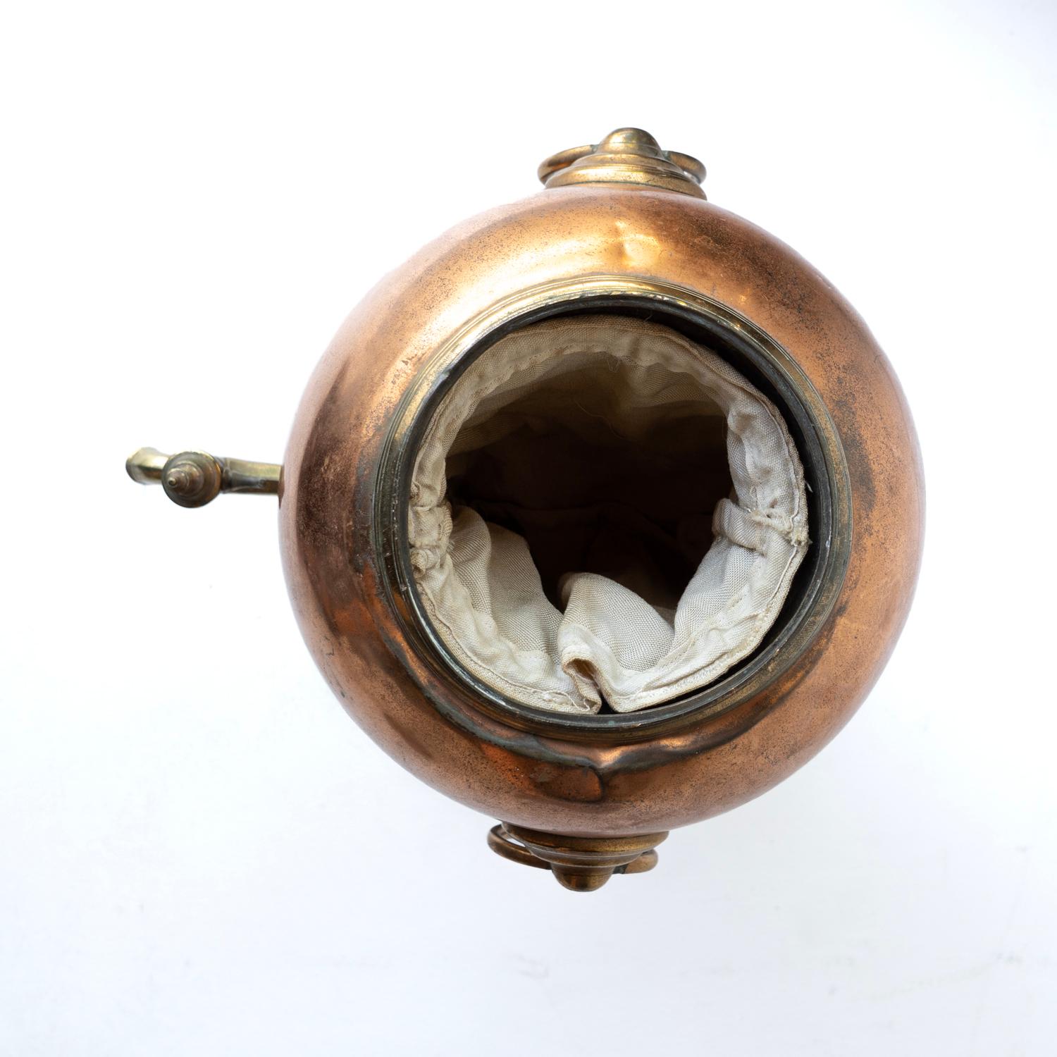 George III Copper and Brass Atlas Samovar, Antique Georgian Tea Urn, 1805 8