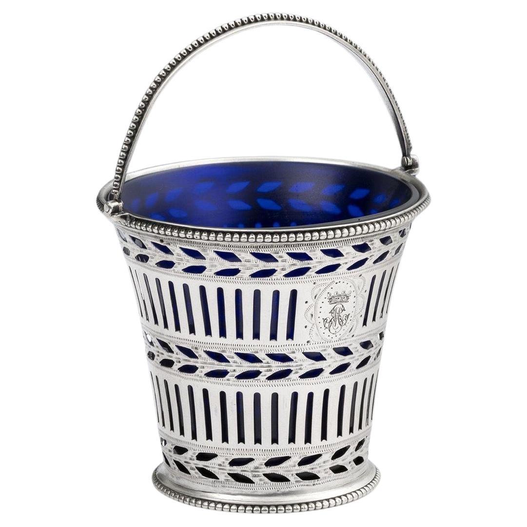 Cubo de crema Jorge III Fabricado en Londres por Robert Purton, 1780