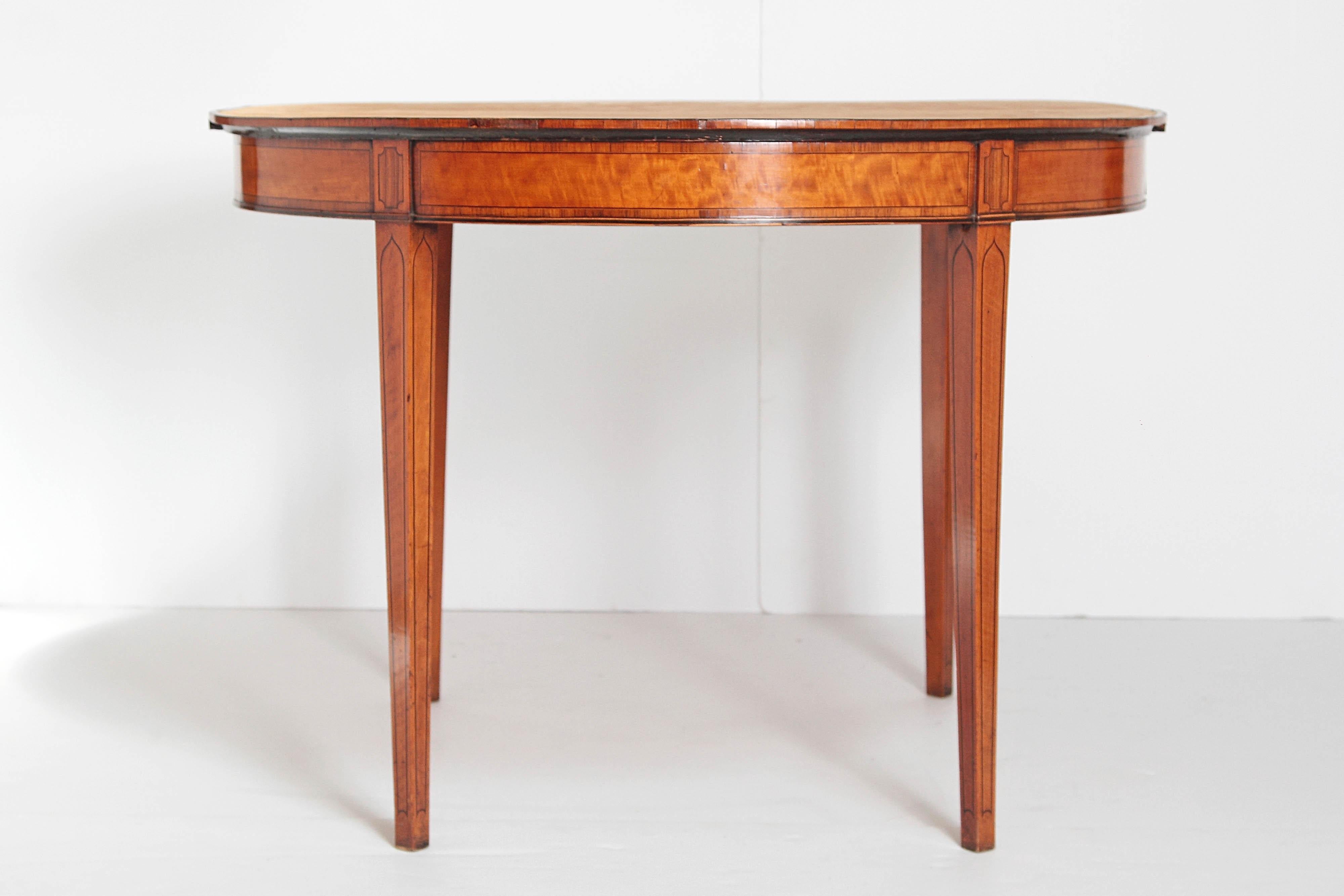 George III Demilune Games Table 3