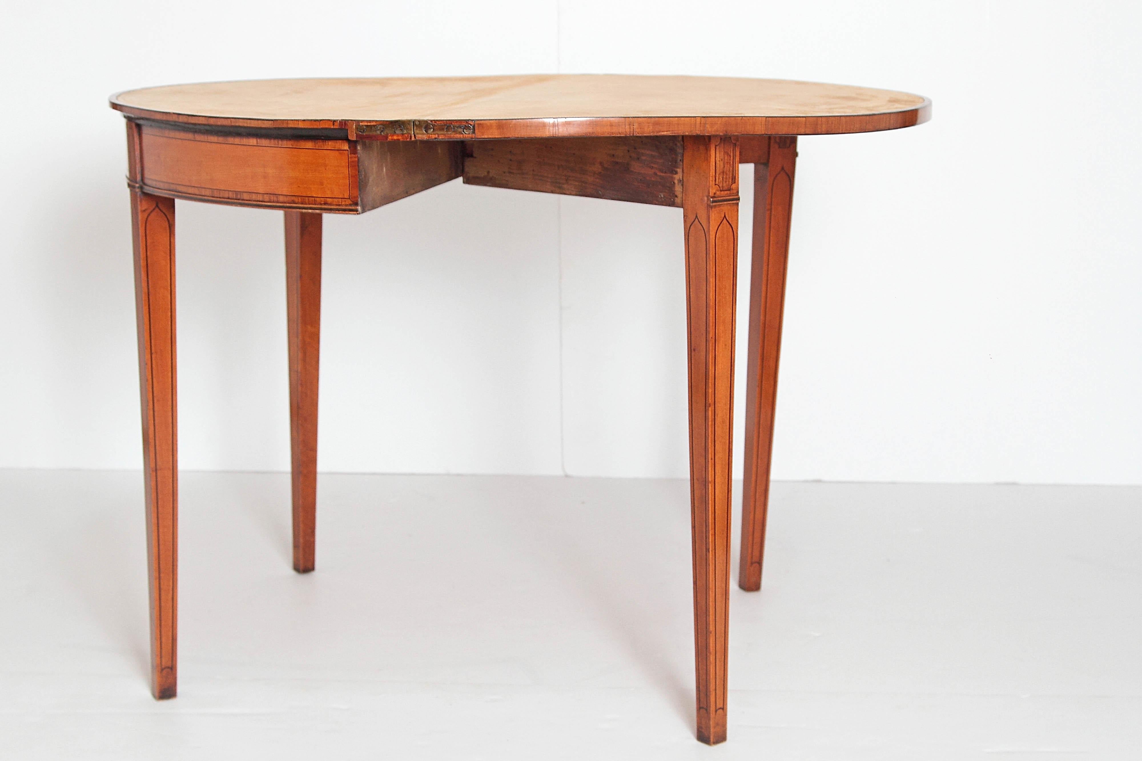 George III Demilune Games Table 6