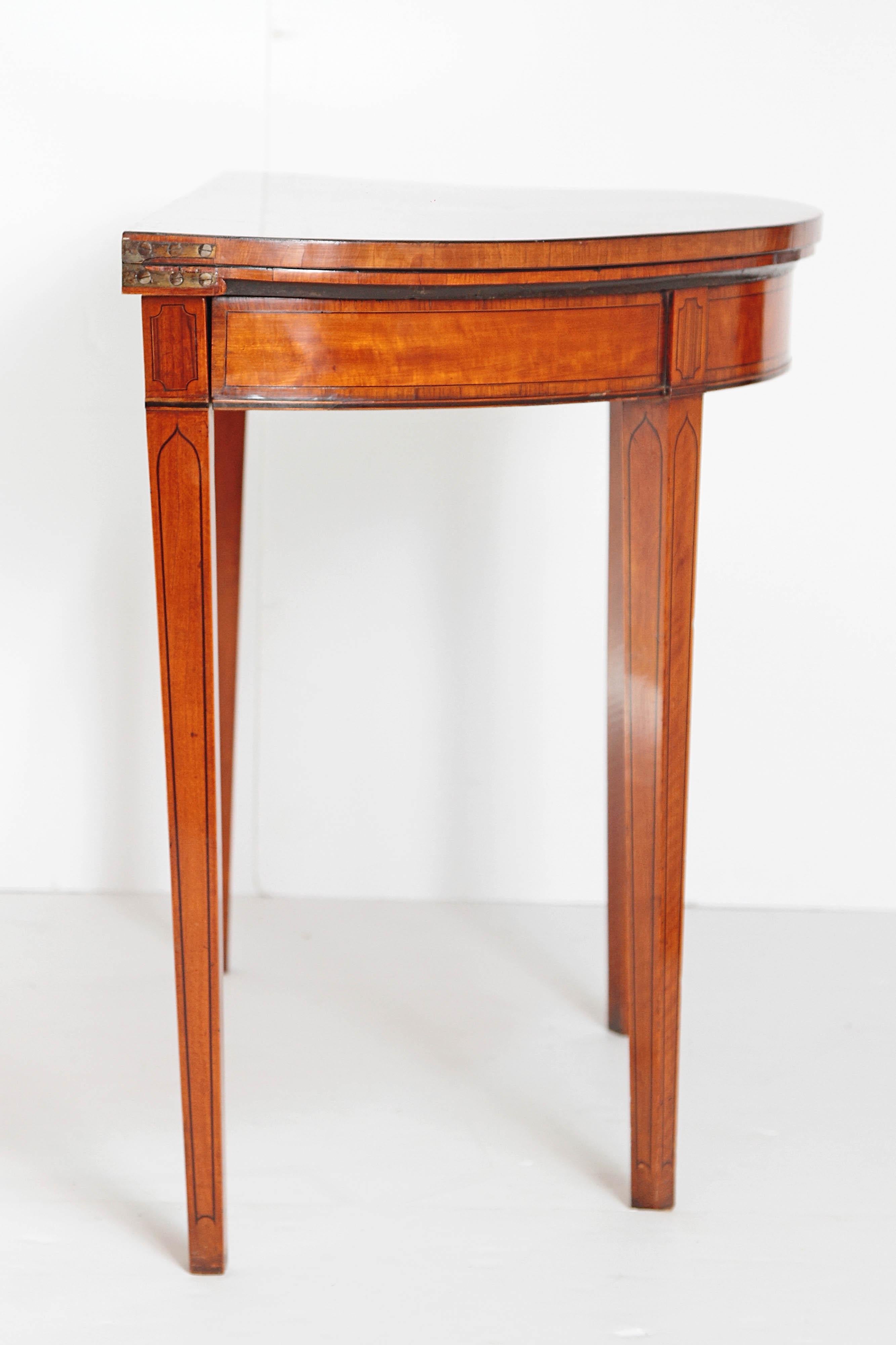 George III Demilune Games Table 2