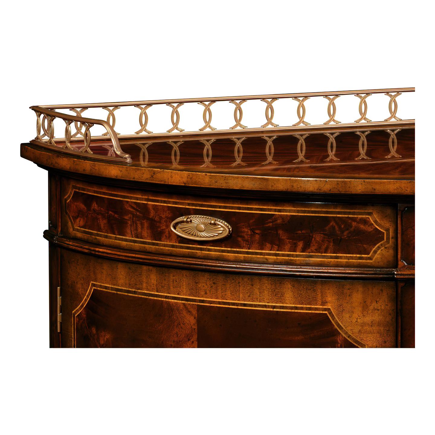 Contemporary George III Demilune Sideboard