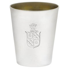 George III Drinking Beaker Made in London in 1807 by Peter & William Bateman